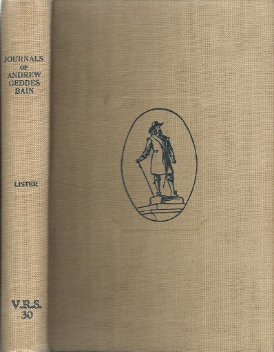 Image for Journals of Andrew Geddes Bain