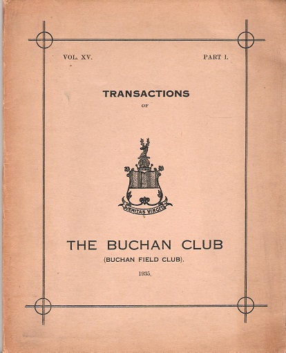 Image for Transactions of The Buchan Club, Vol. XV, Part 1.