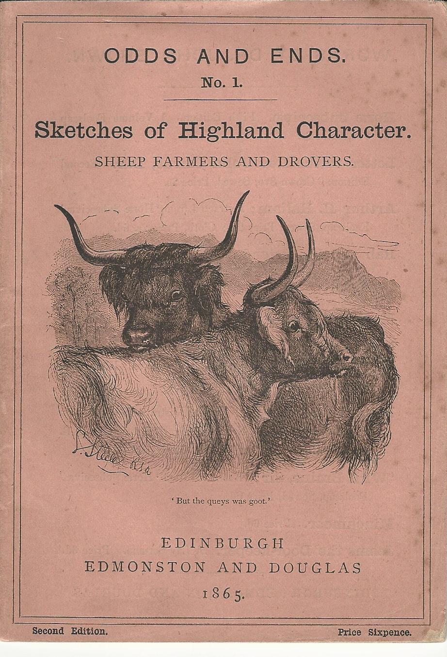 Image for Odds and Ends No.1: Sketches of Highland Character: Sheep Farmers and Drovers