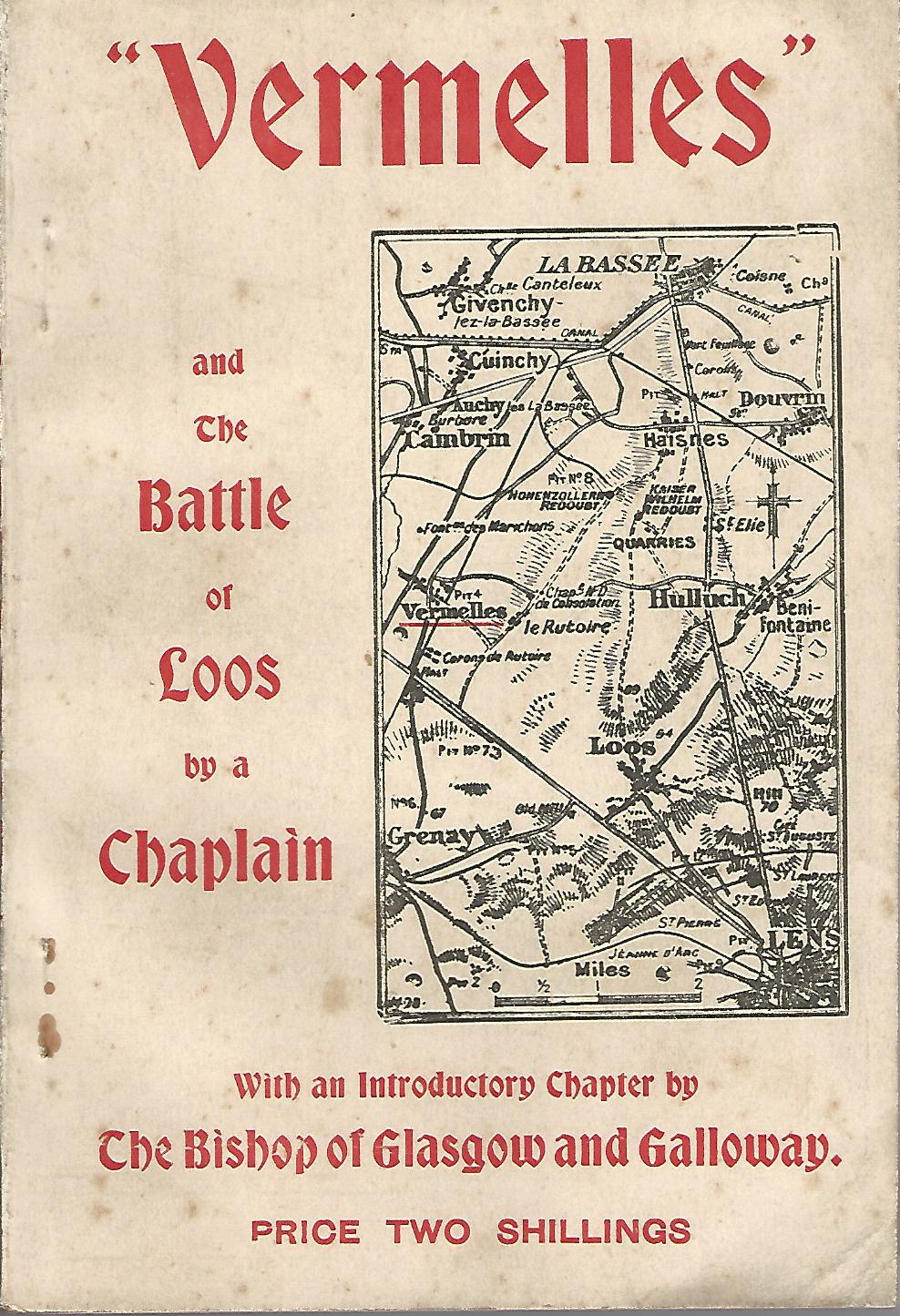 Image for Vermelle and the Battle of Loos by a Chaplain.