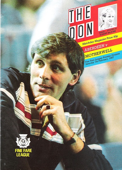 Image for The Don. Matchday Magazine Aberdeen v. Motherwell, Sat. 7th Feb. 1987.
