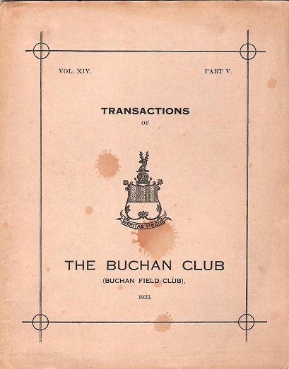 Image for Transactions of The Buchan Field Club Vol. XIV, Part V.