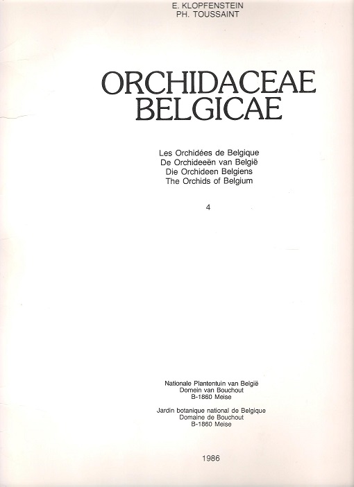 Image for Orchidaceae Belgicae.
