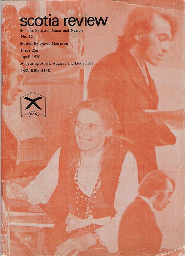 Image for Scotia Review for the Scottish Muse and Nation No. 12.