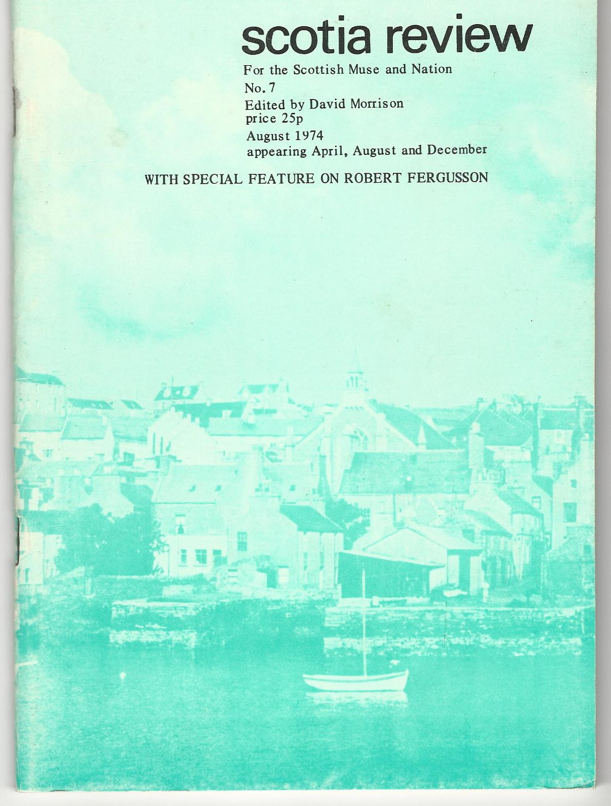 Image for Scotia Review for the Scottish Muse and Nation No.7.