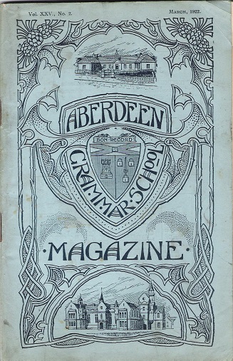 Image for Aberdeen Grammar School Magazine, Volume XXV.