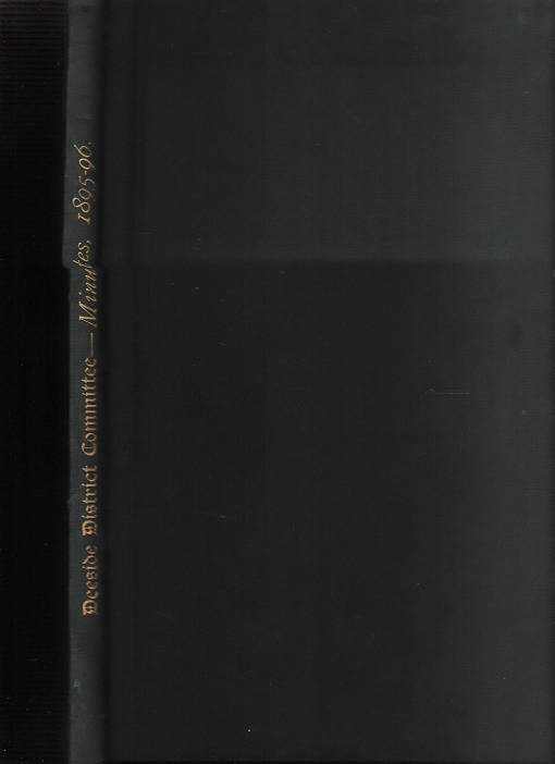 Image for Deeside District Committee - Minutes 1895 - 96.