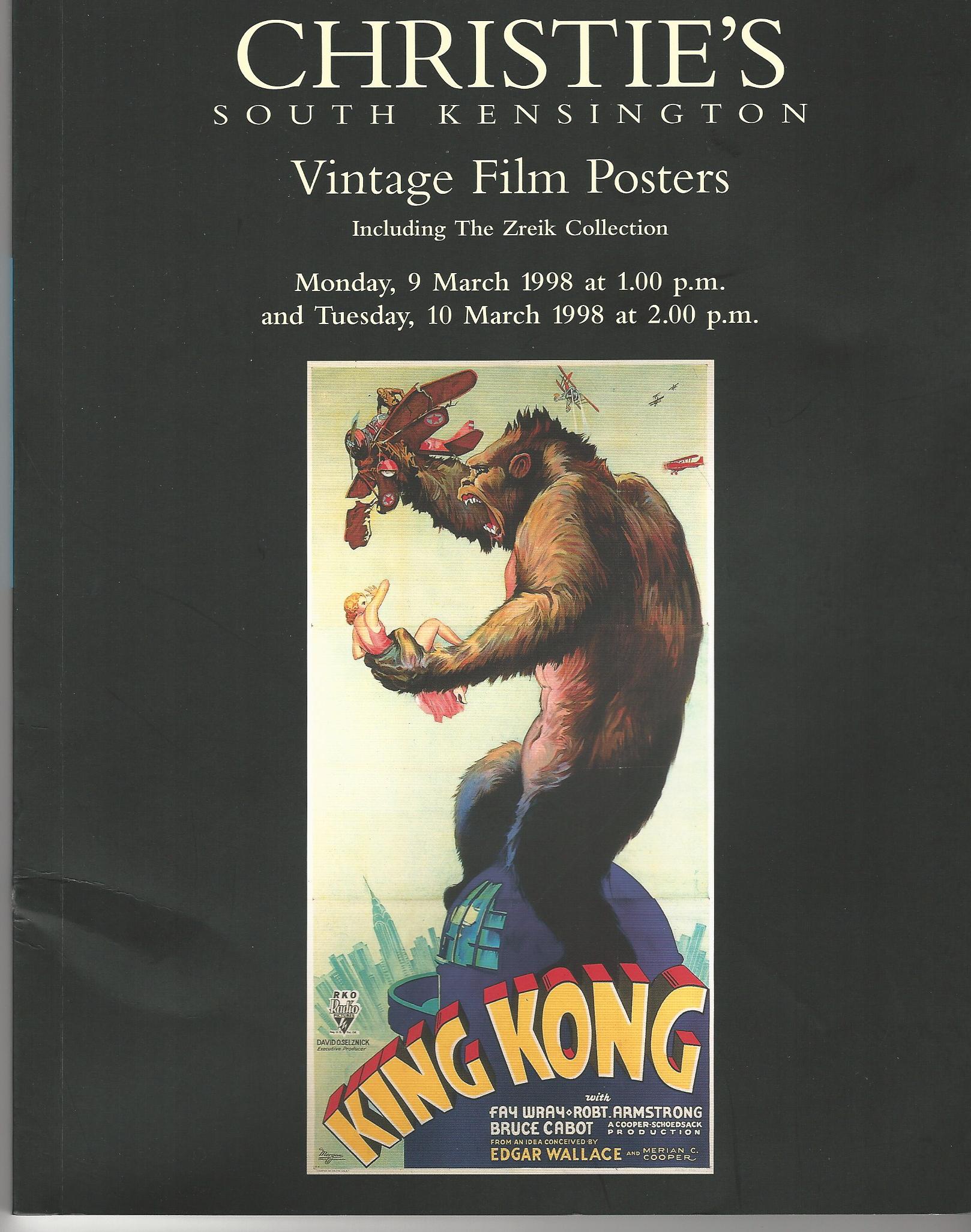Image for Christie's South Kensington Vintage Film Posters, 9 & 10 March 1998