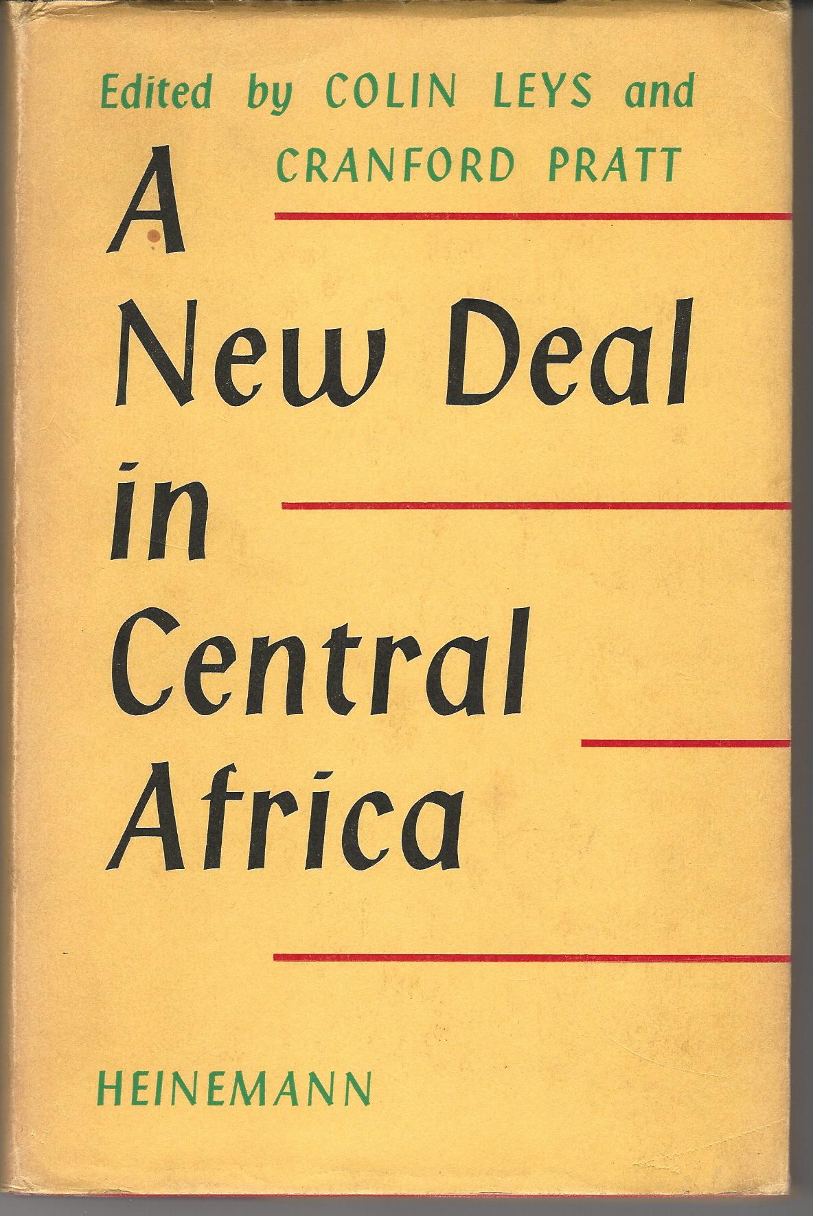 Image for A New Deal in Central Africa.