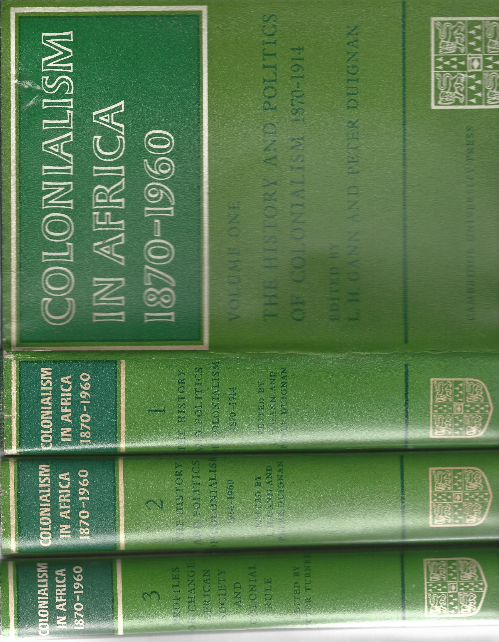 Image for Colonialism in Africa 1870-1960 (3 Volumes)