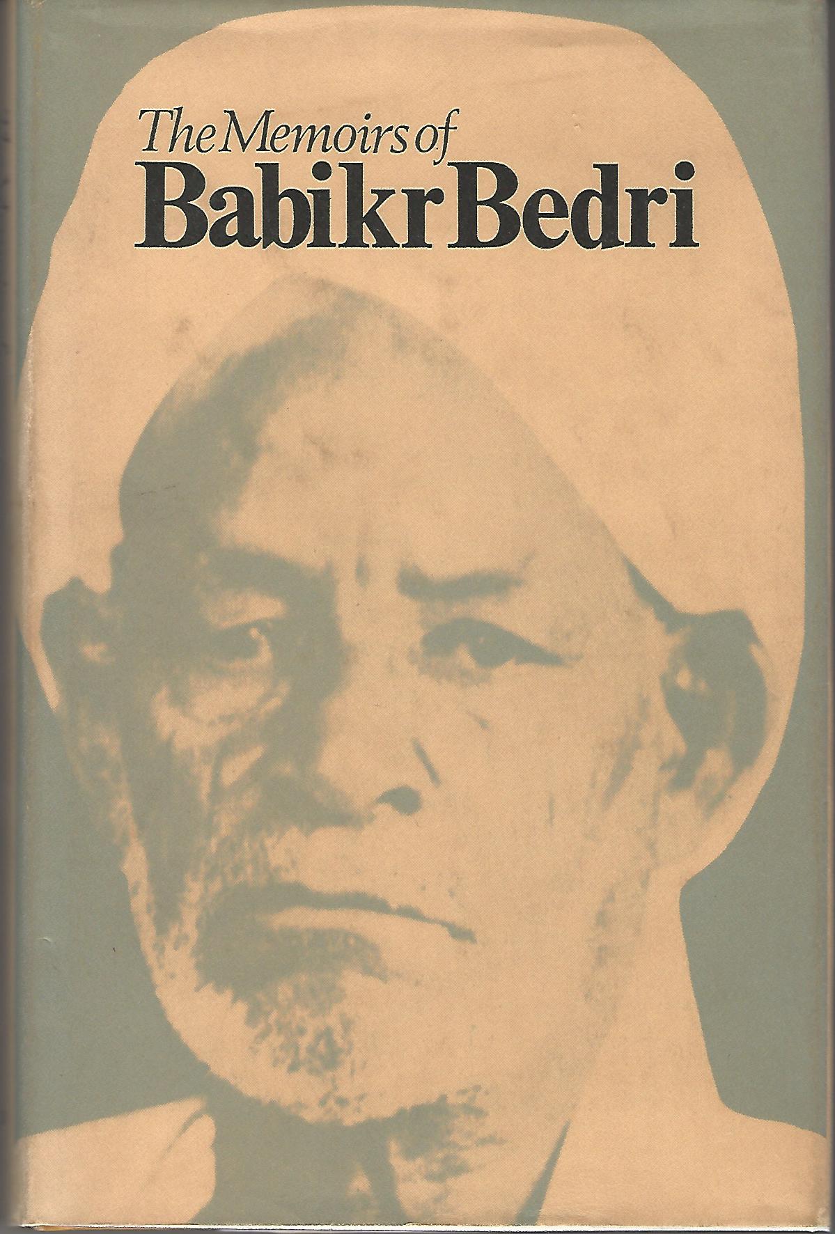 Image for The Memoirs of Babikr Bedri.