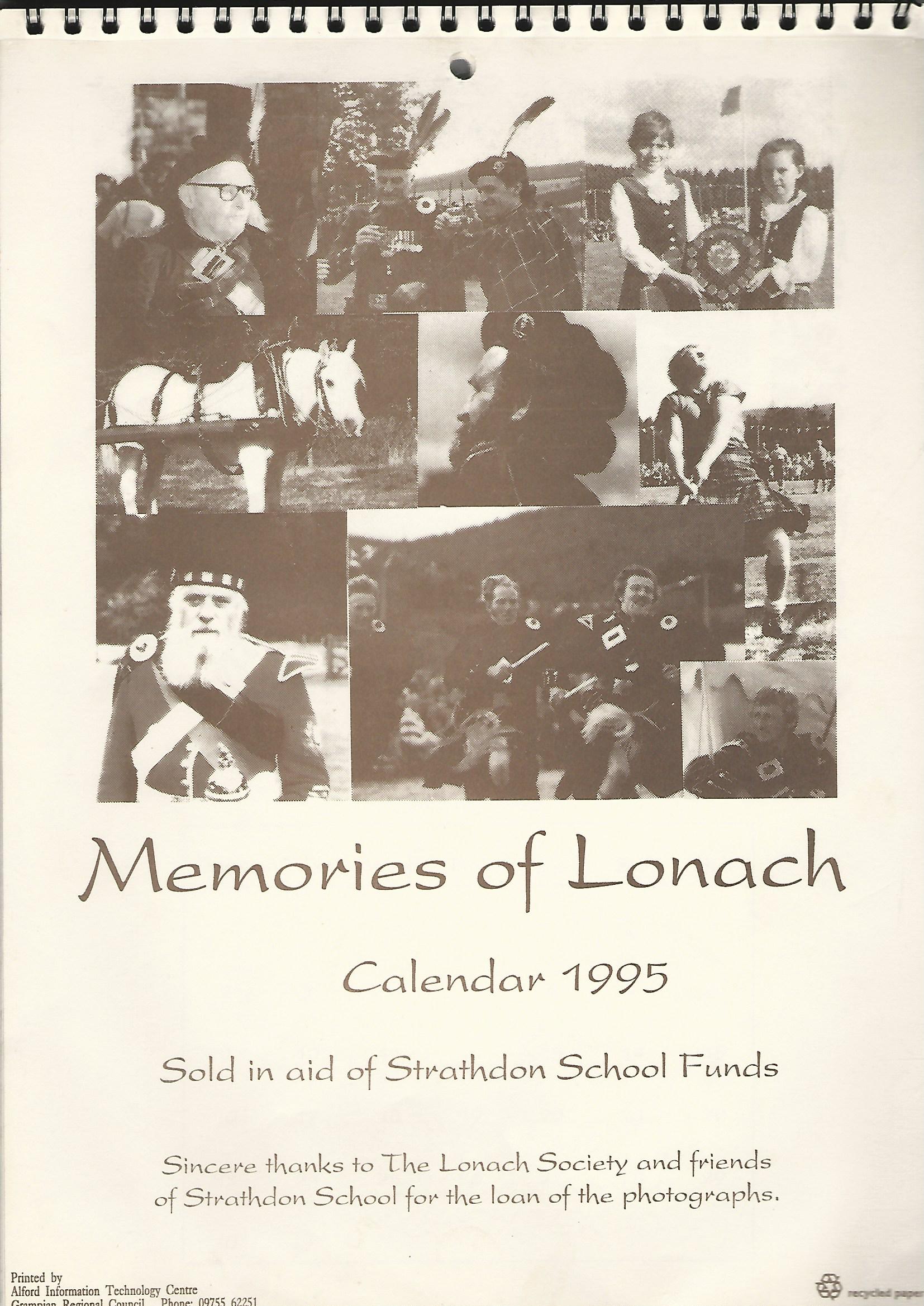 Image for Memories of Lonach Calendar 1995.