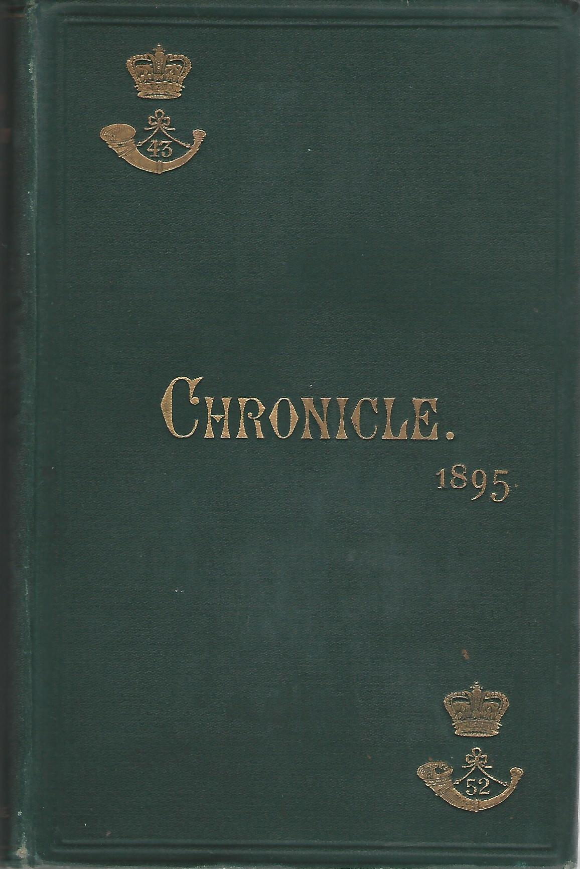 Image for The Oxfordshire Light Infantry Chronicle 1895 .