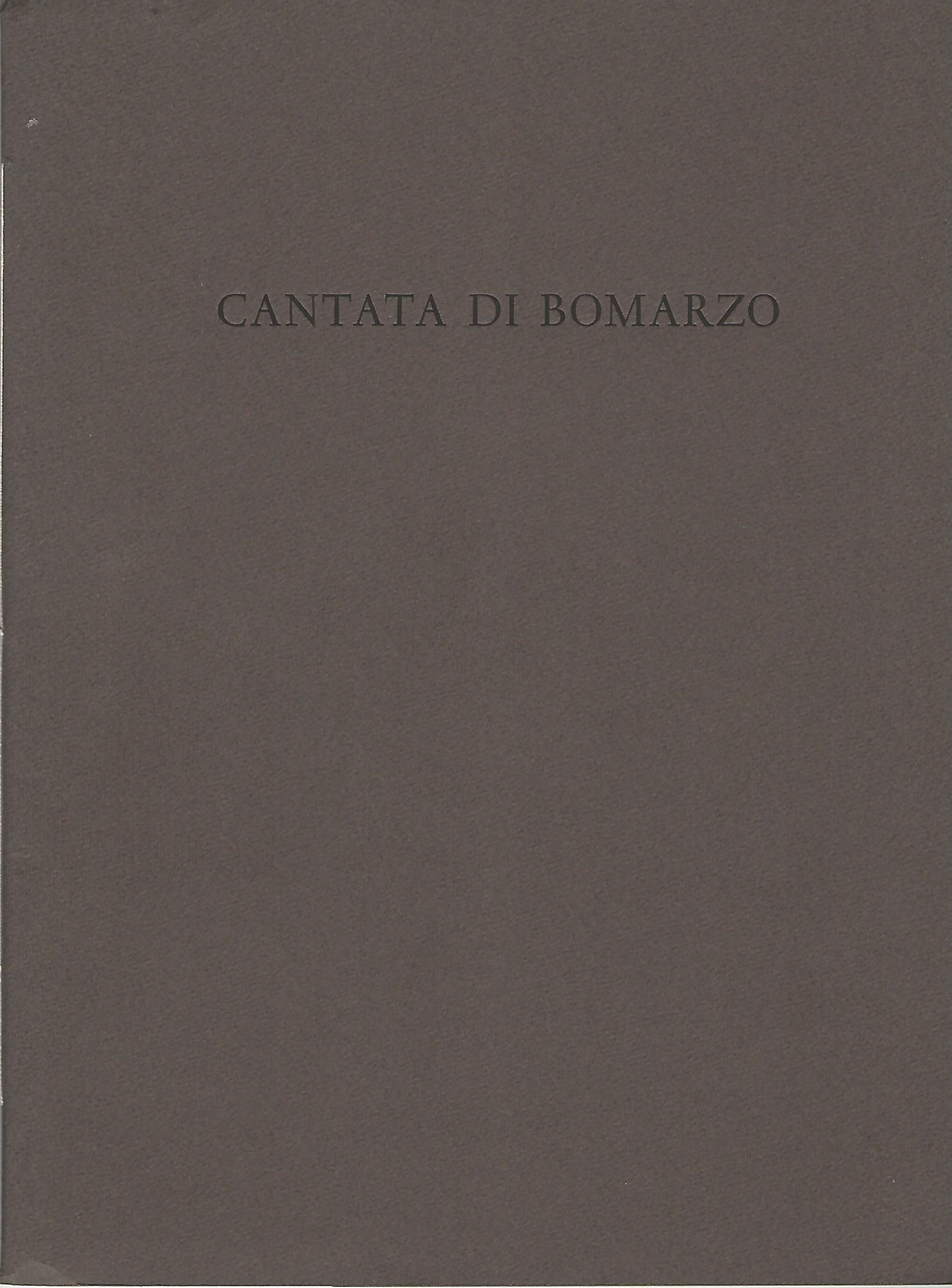Image for Cantata Di Bomarzo.