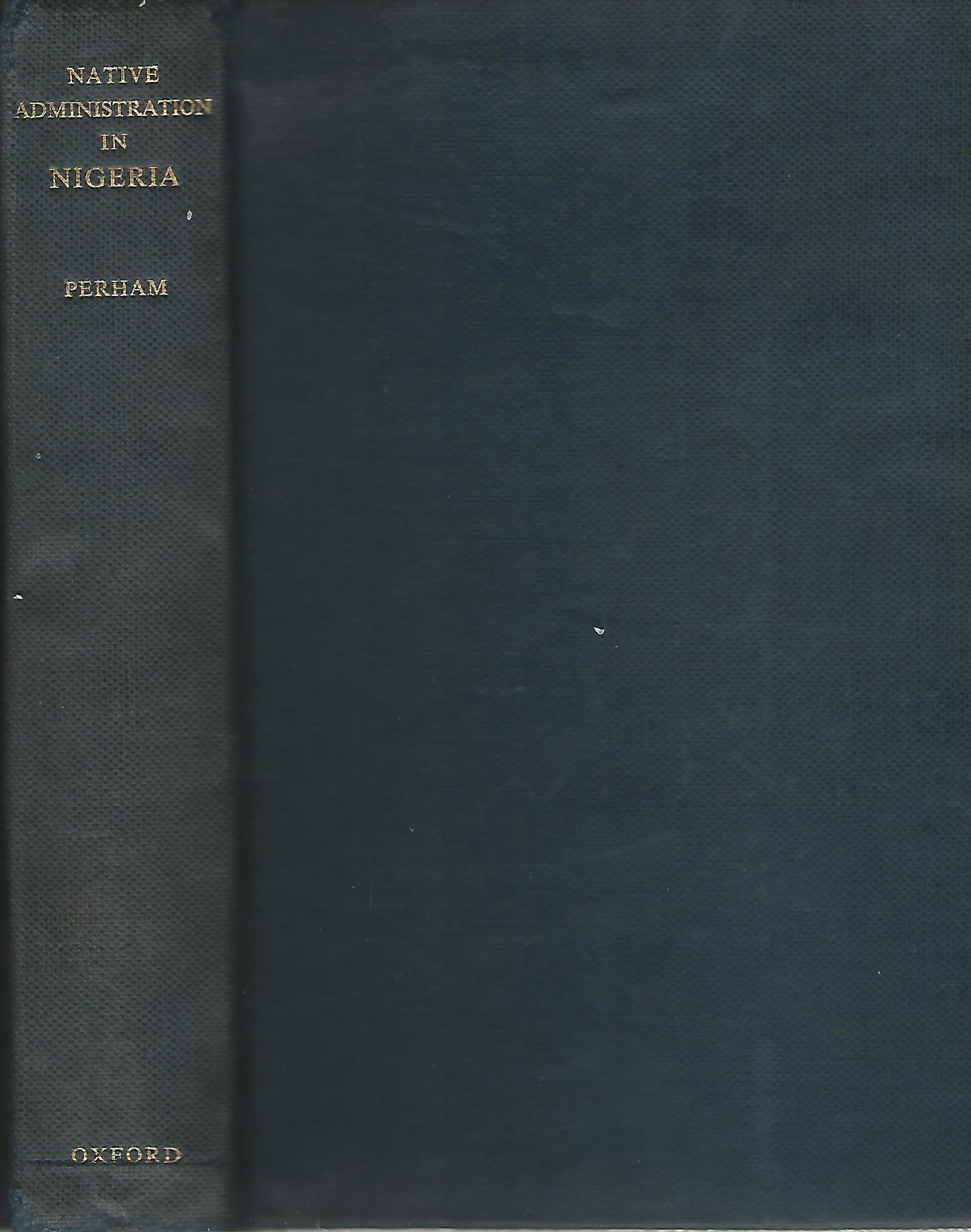 Image for Native Administration in Nigeria.