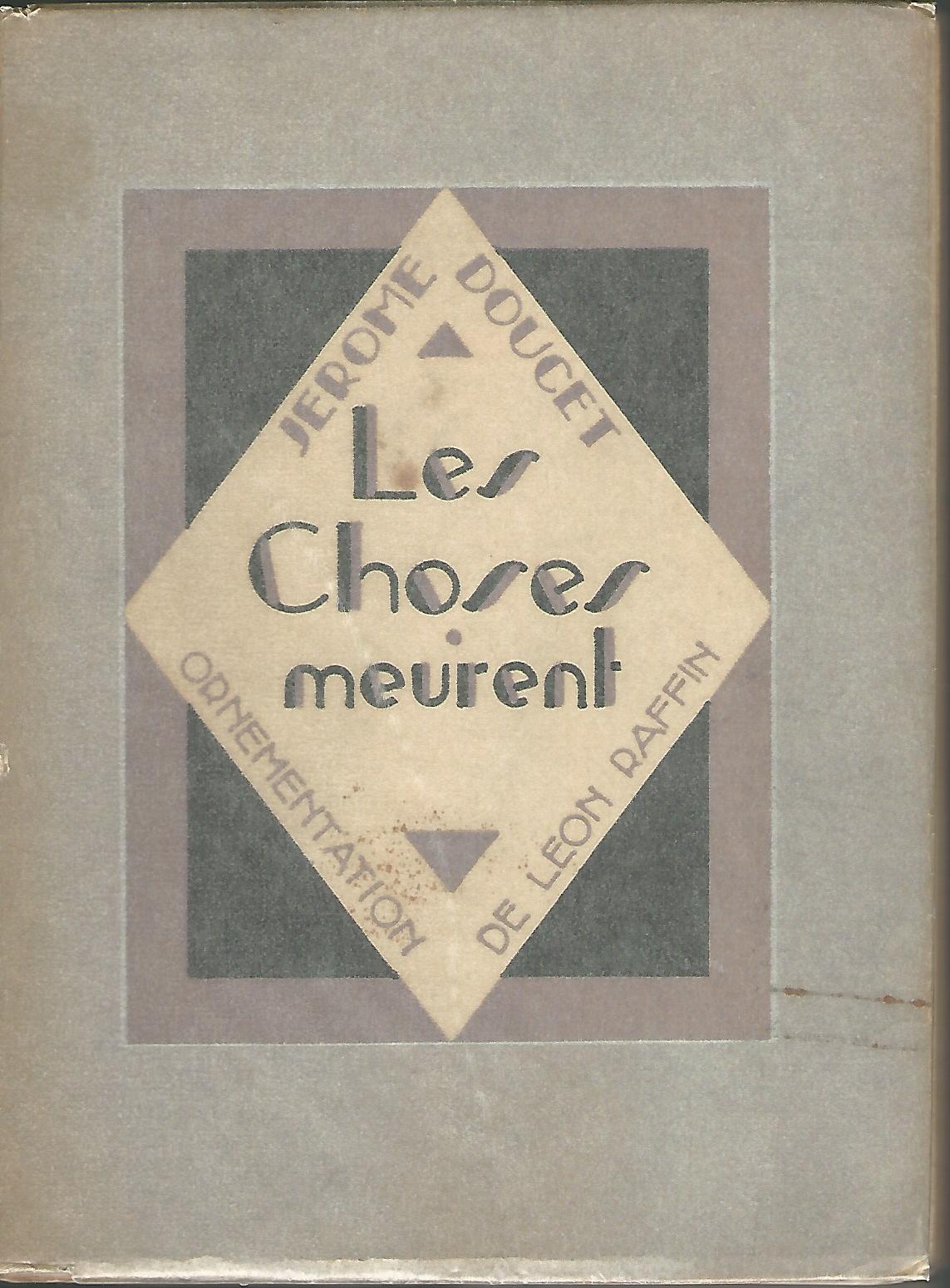 Image for Les Choses Meurent