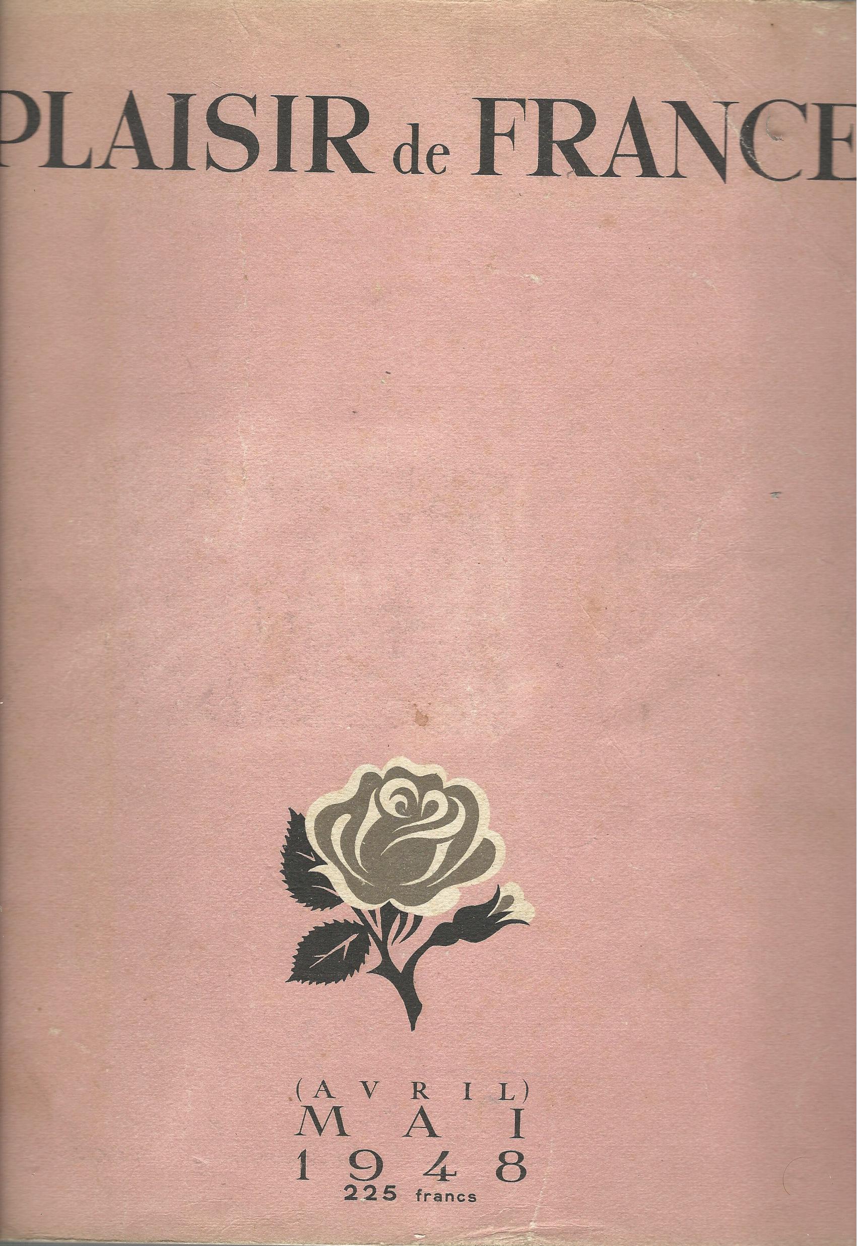 Image for Plaisir de France (Avril) Mai 1948