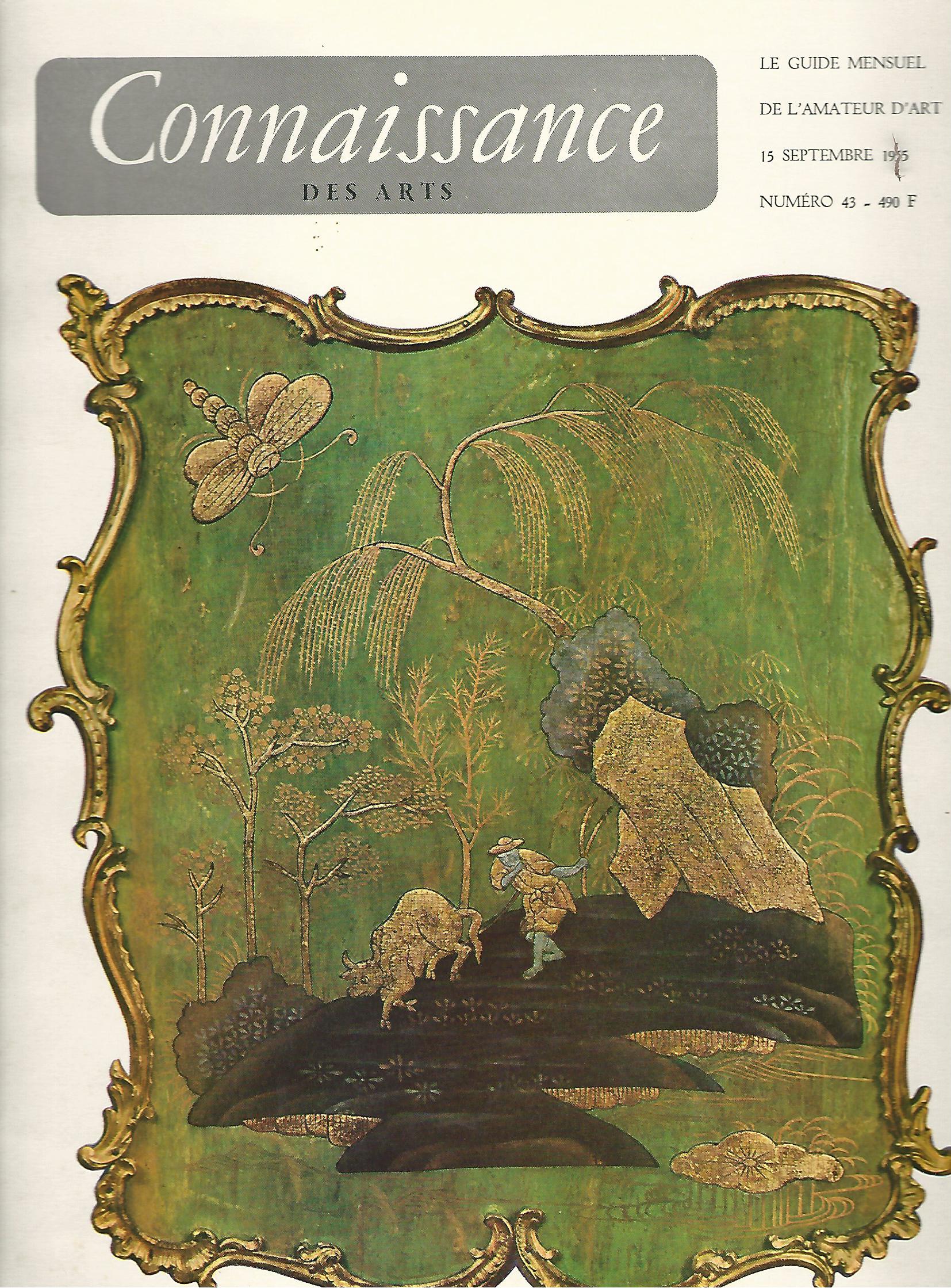 Image for Connaissance Des Arts, Le Guide Mensuel De L'Amateur D'Art, 15 Septembre 1955, No. 43.