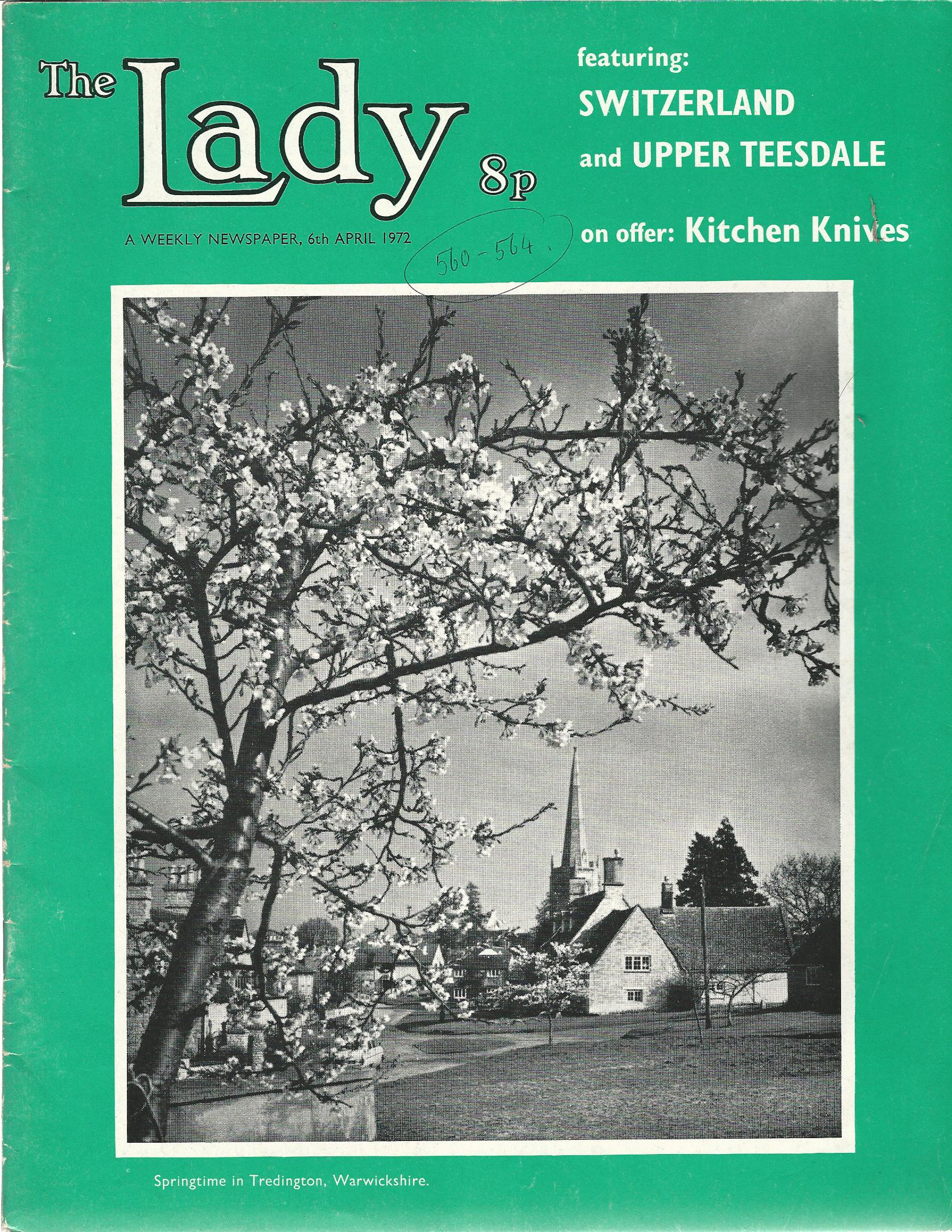 Image for The Lady, A Weekly Newspaper, 6th April 1972.