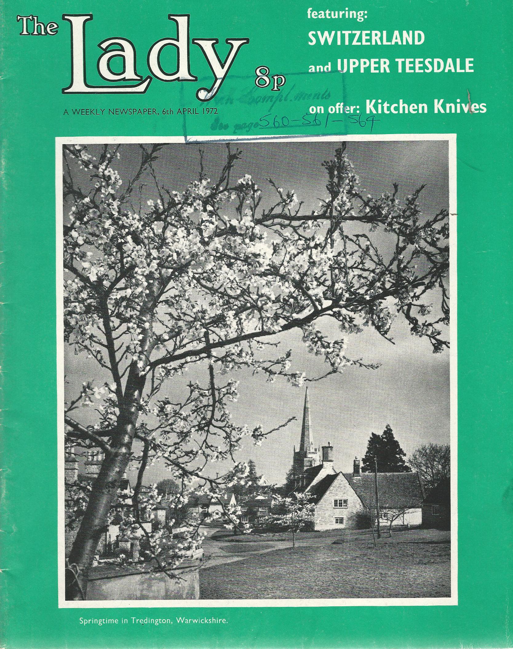 Image for The Lady, A Weekly Newspaper, 6th April 1972.