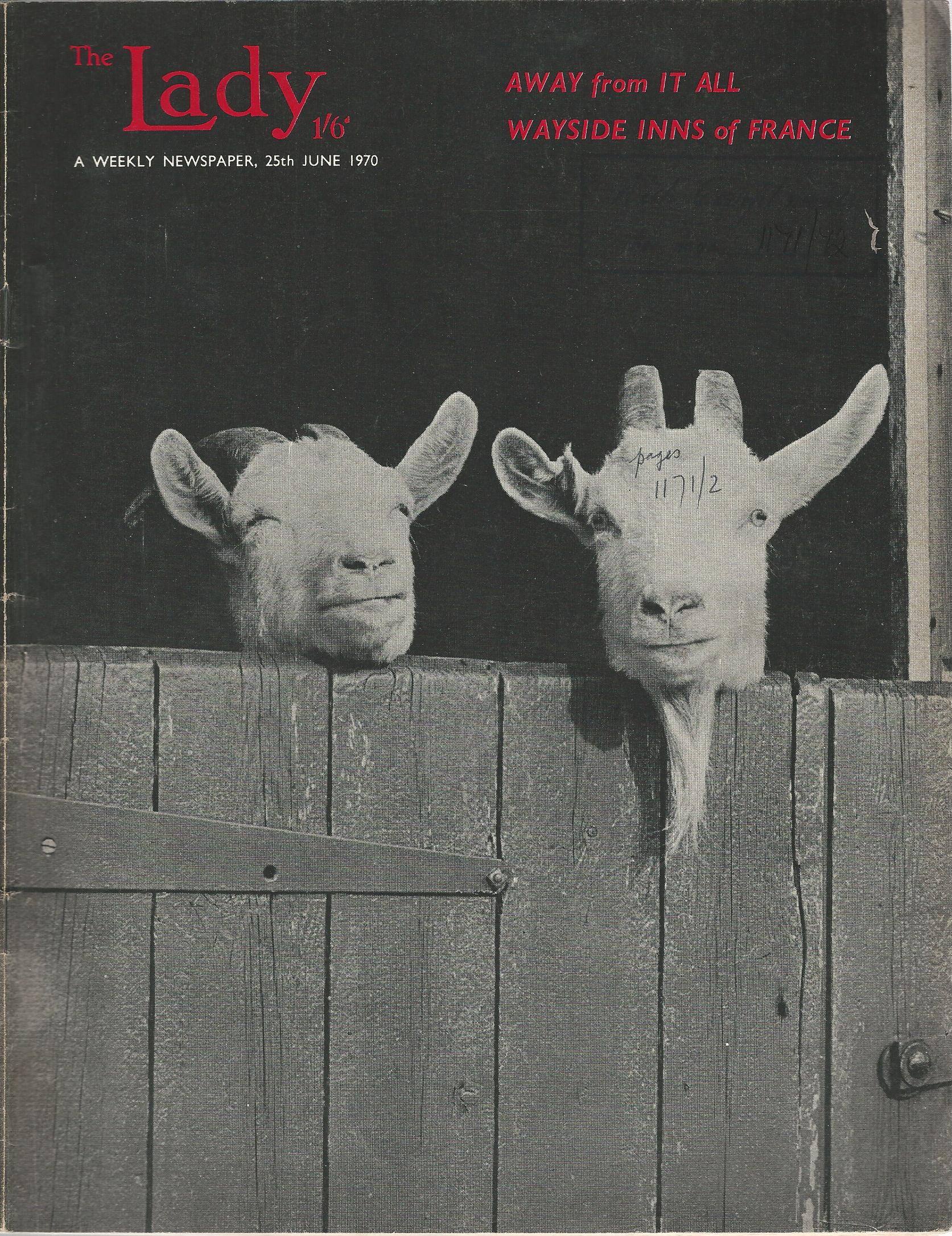 Image for The Lady, A Weekly Newspaper, 25th June 1970.