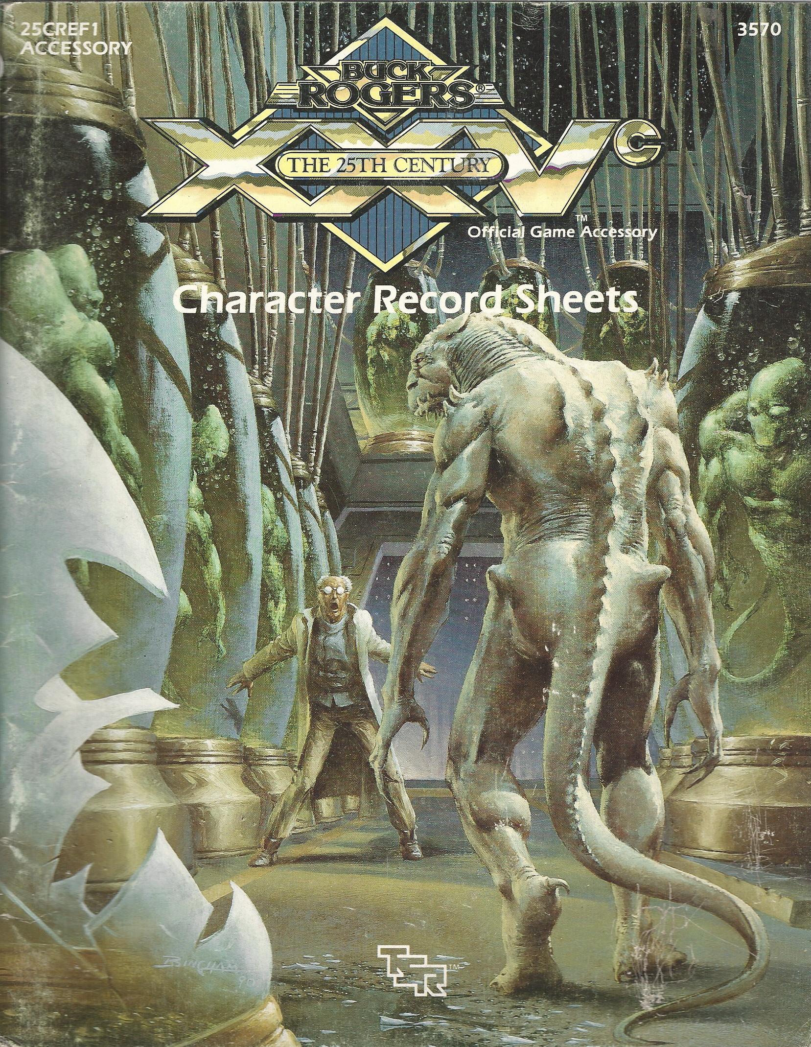 Image for Character Record Sheets (Buck Rogers XXVc: the 25th Century Accessory 25CREF1)