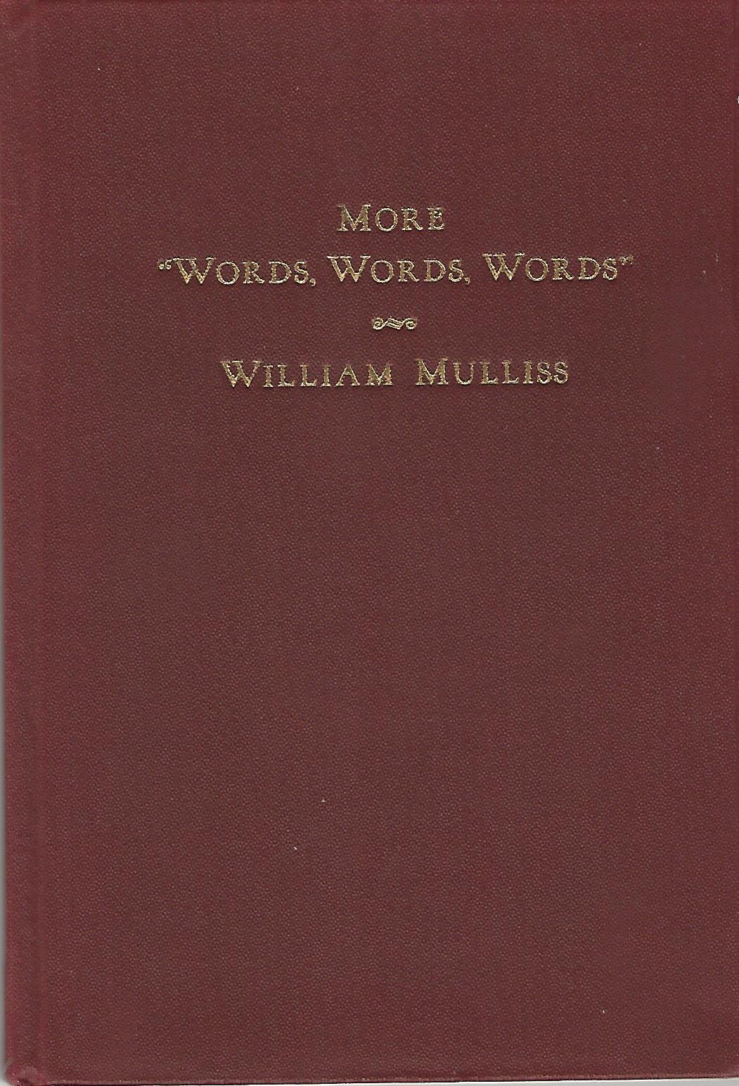 Image for More "Words, Words, Words".