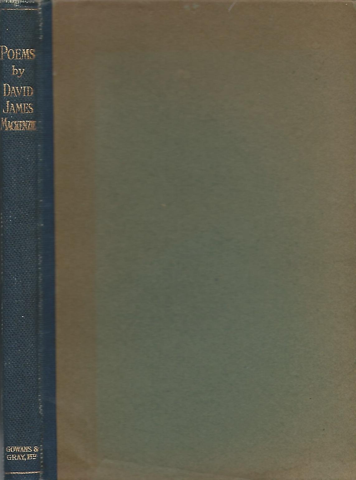 Image for Poems by David James Mackenzie.