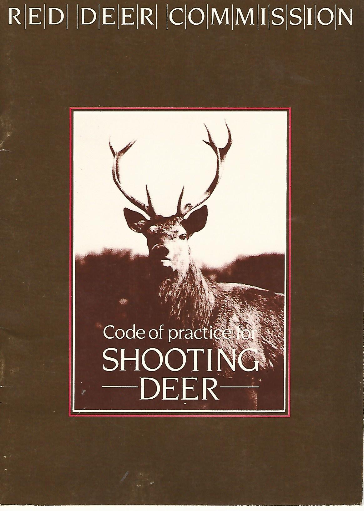 Code of Practice for Shooting Deer. Image for Code of Practice for Shooting Deer.