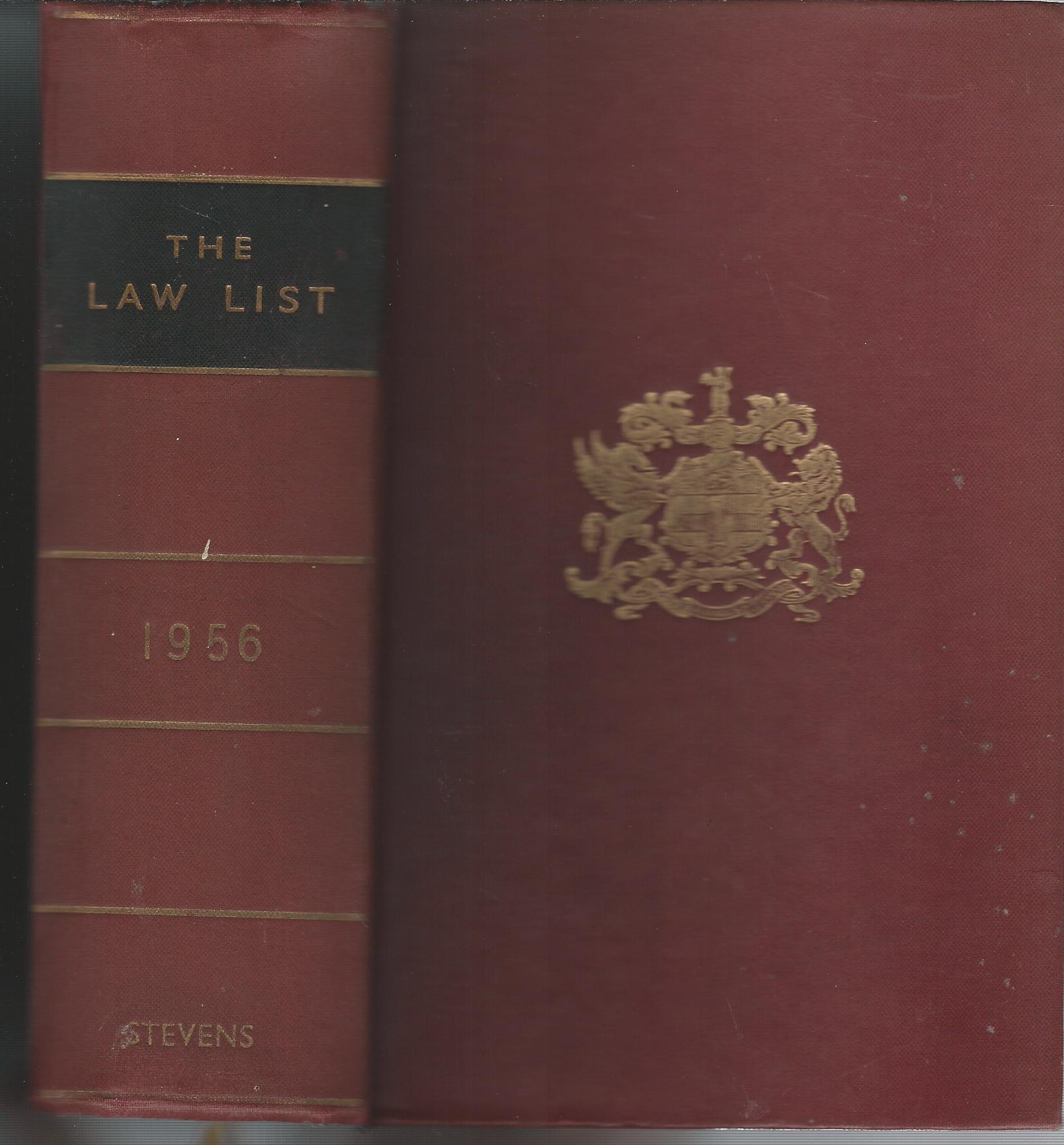 Image for The Law List 1956.