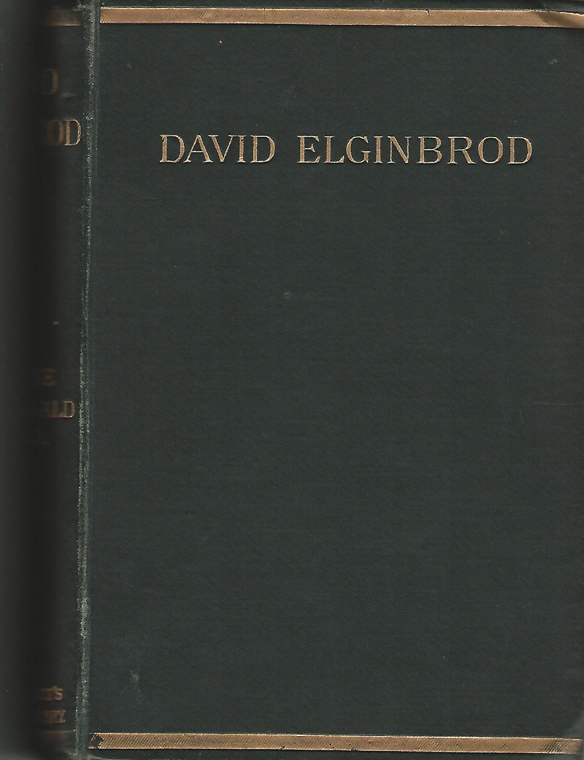Image for David Elginbrod.