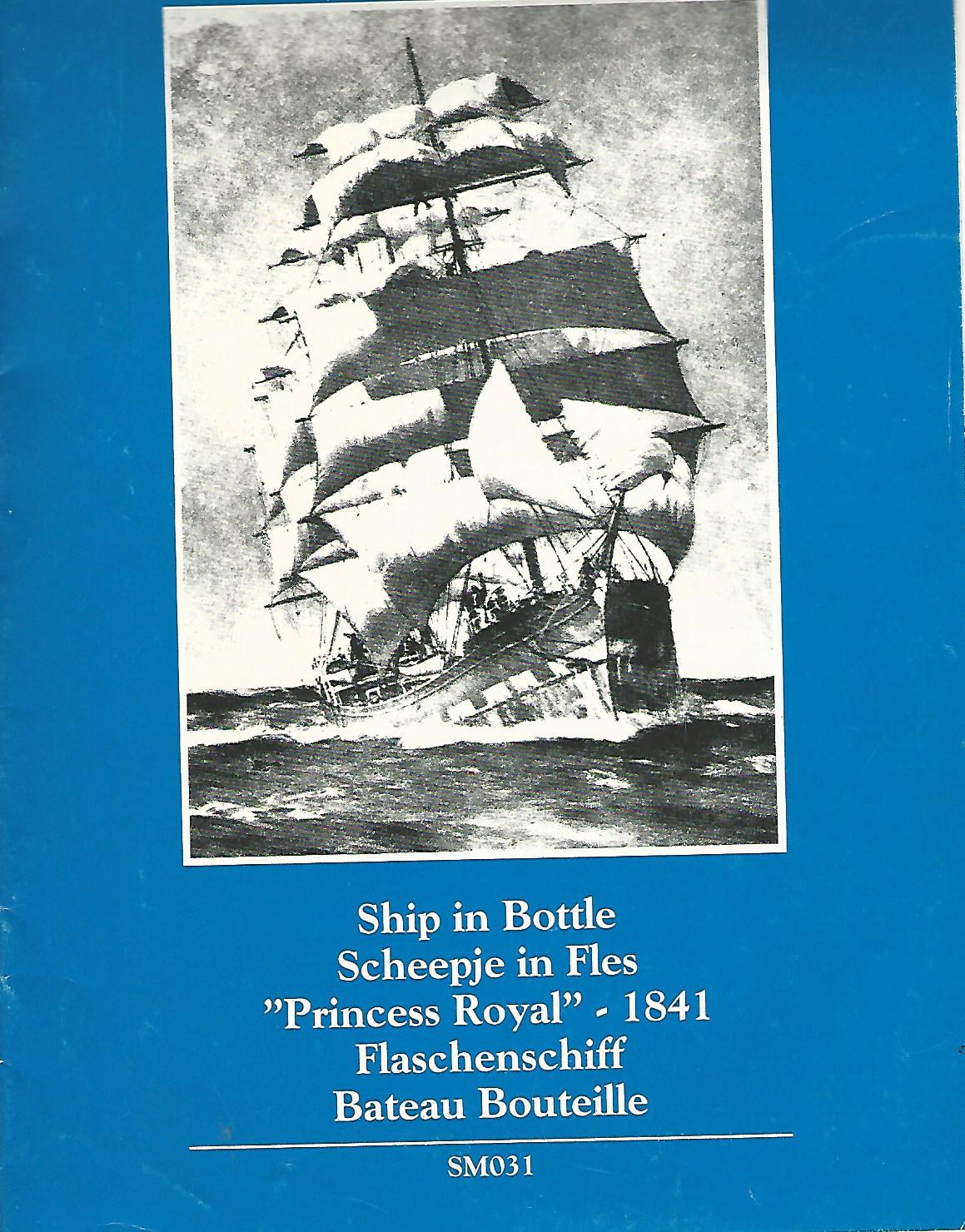 Image for Ship in Bottle, Scheepje in Fles 'Princess Royal' 1841.