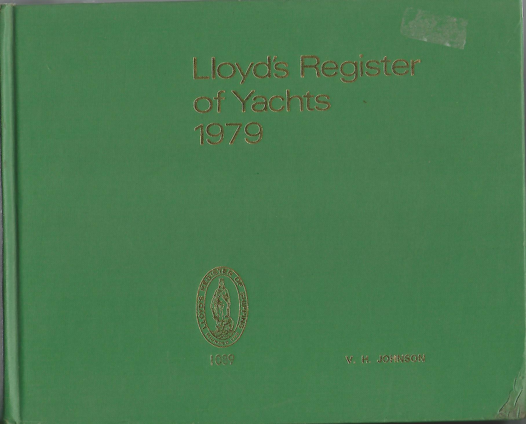 Image for Lloyd's Register of Yachts 1979.