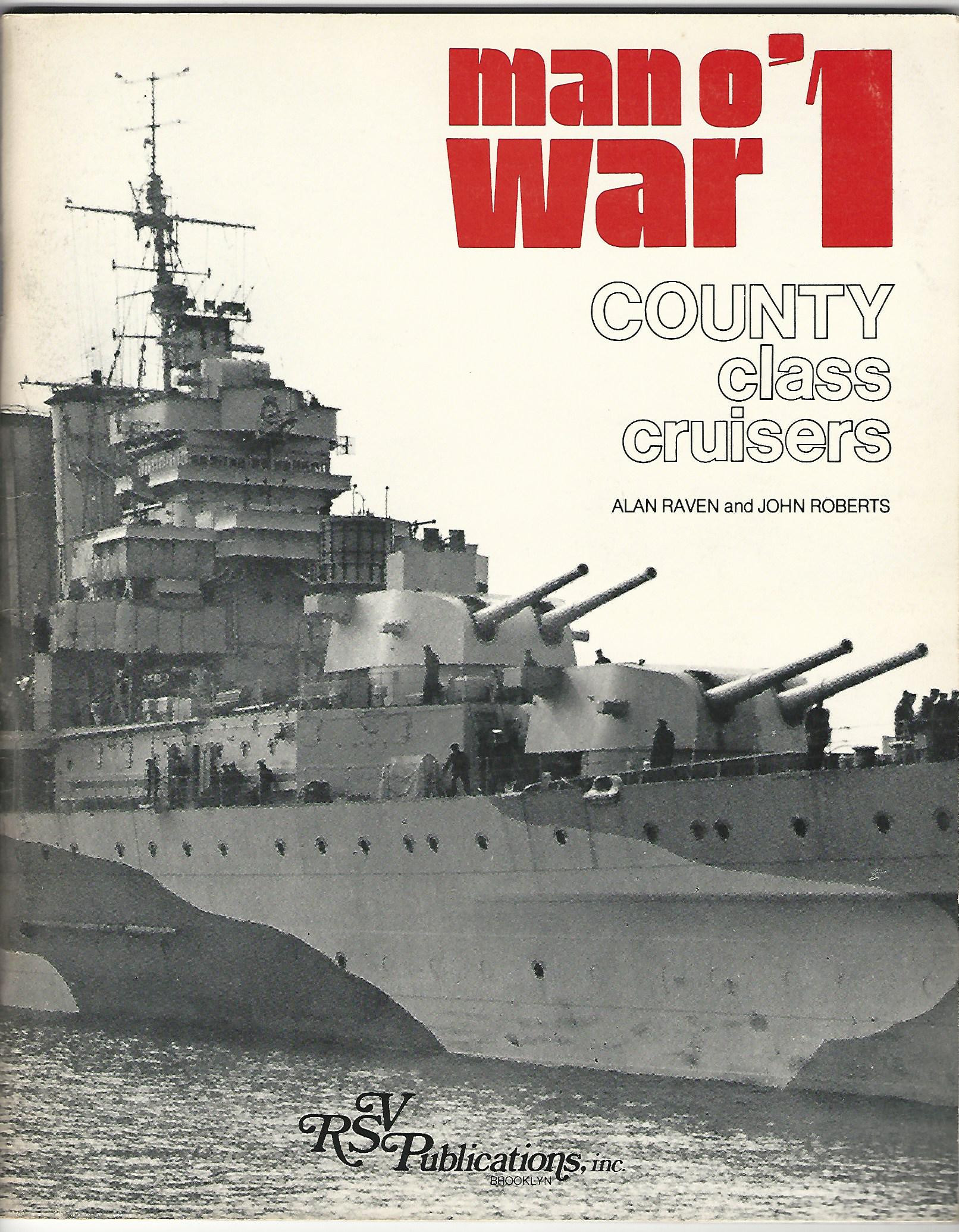 Image for Man o'War1: County Class Cruisers.