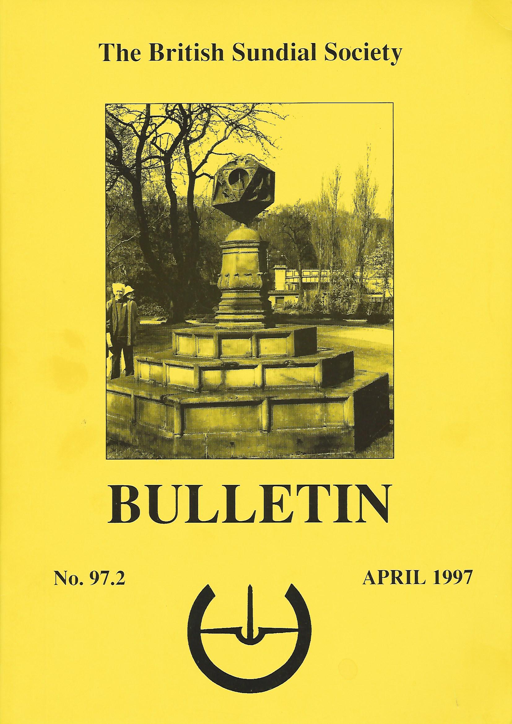 Image for The British Sundial Society Bulletin No.97.2.