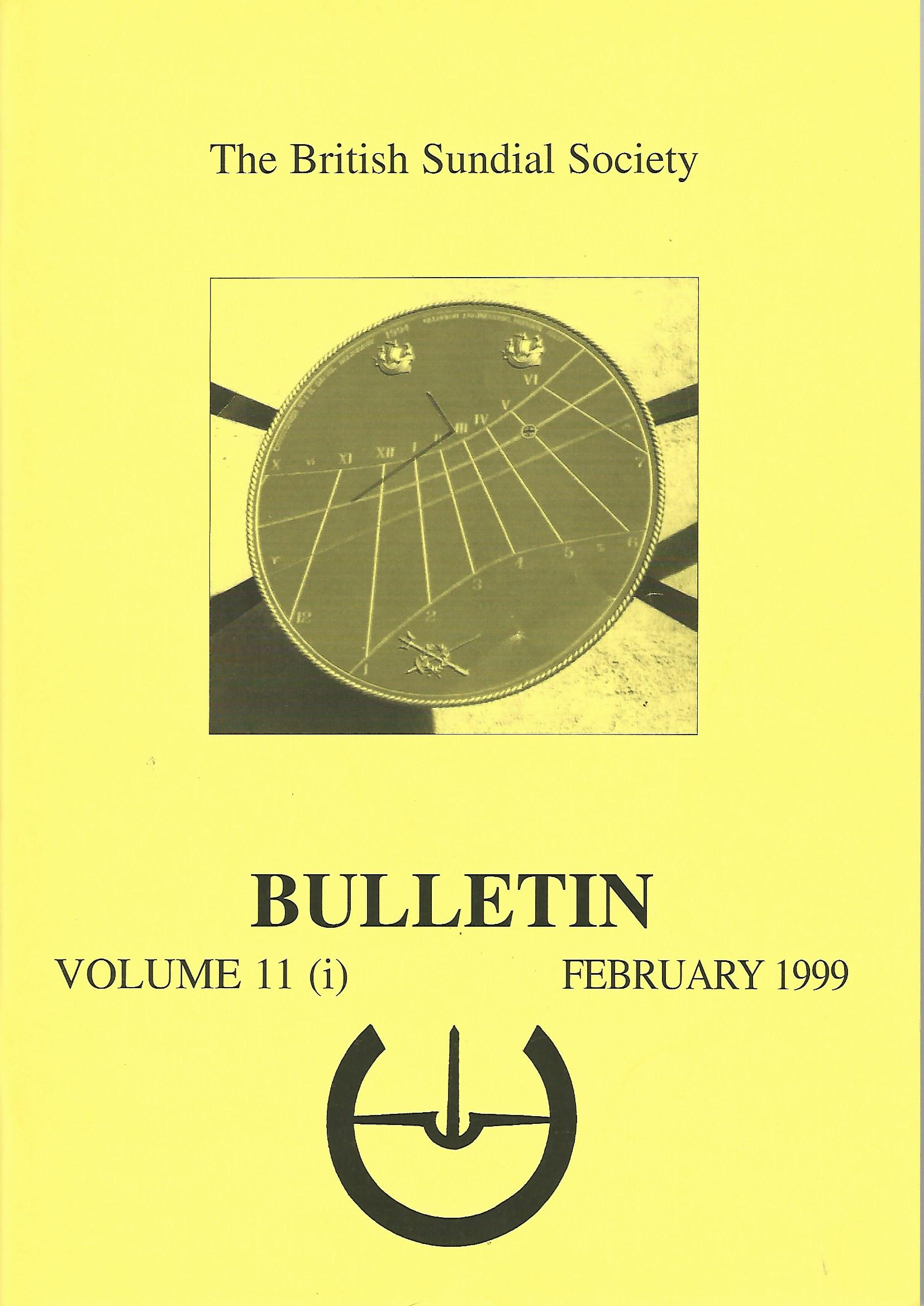 Image for The British Sundial Society Bulletin Volume 11 (i)