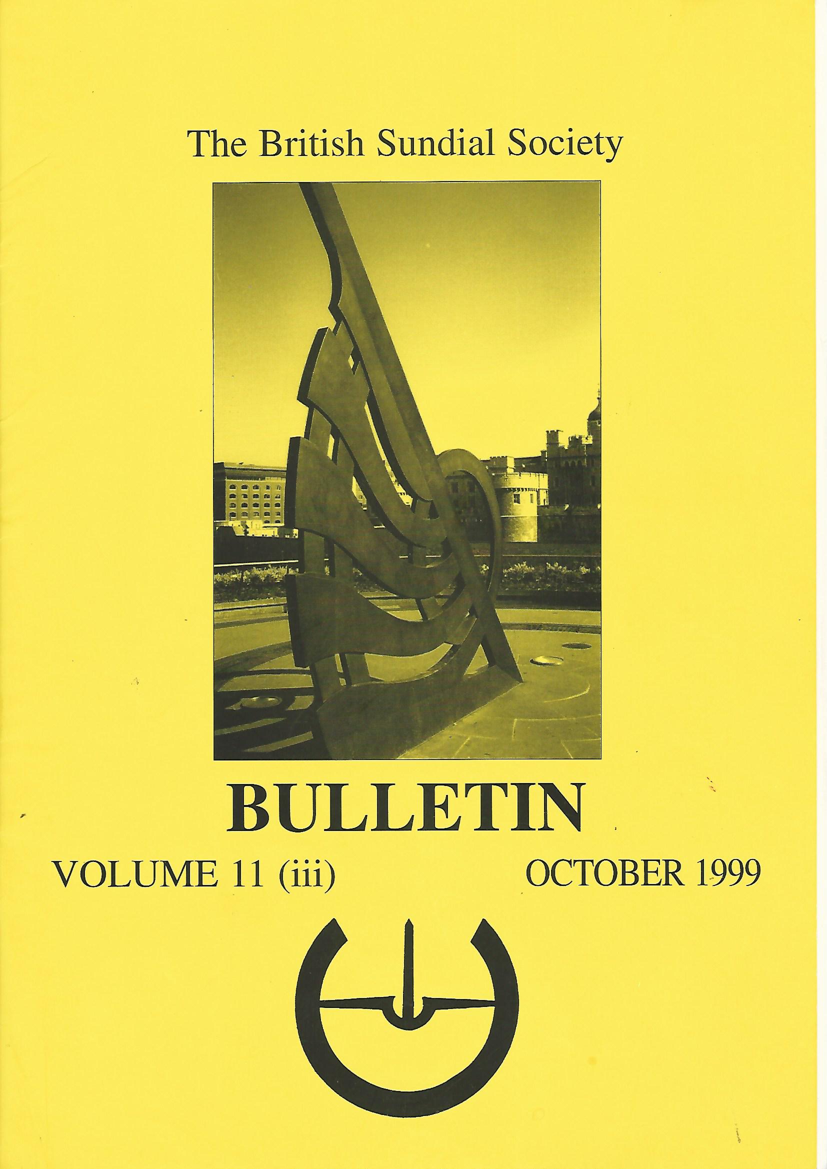 Image for The British Sundial Society Bulletin Volume (iii)