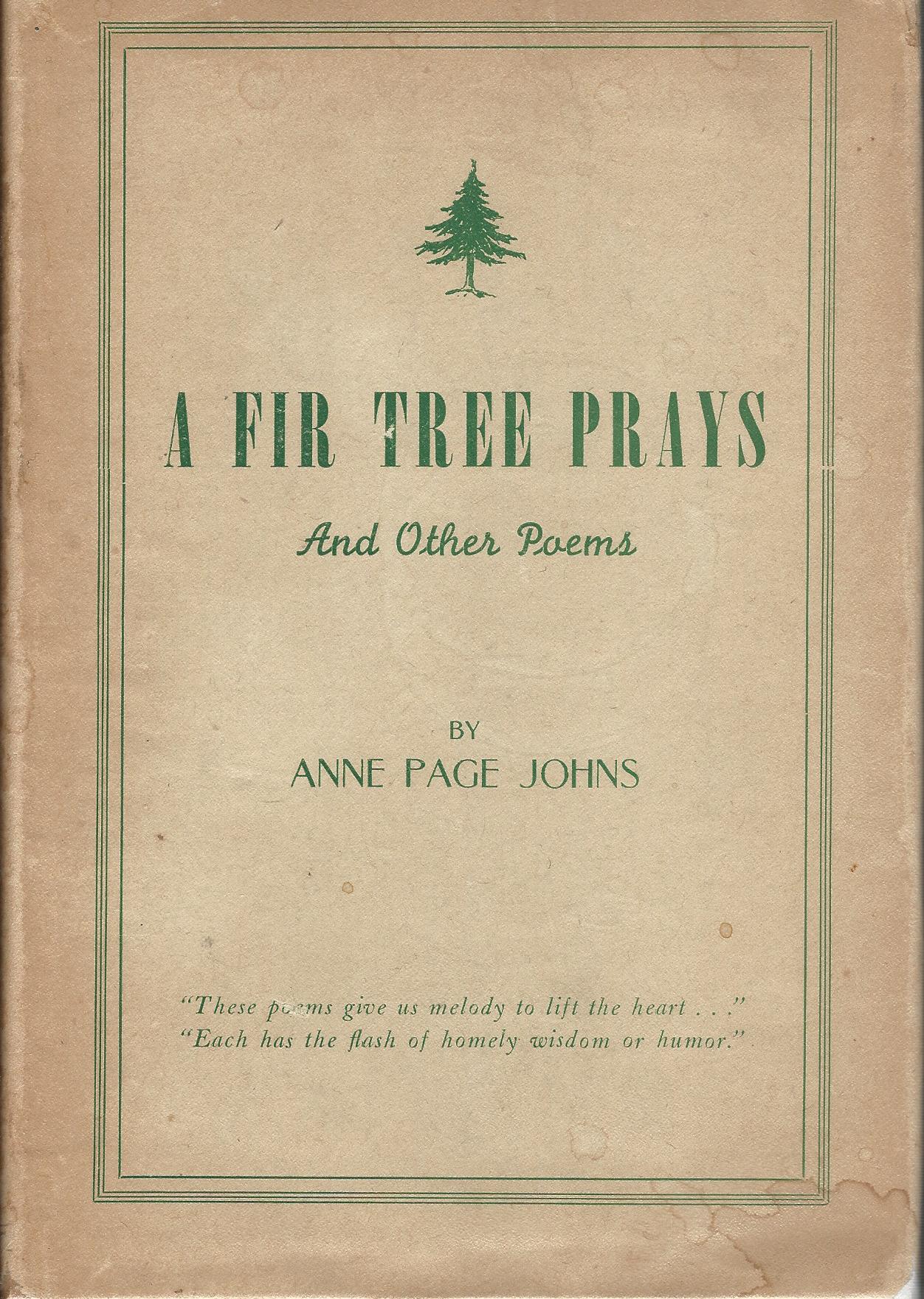 Image for A Fir Tree Prays and Other Poems.