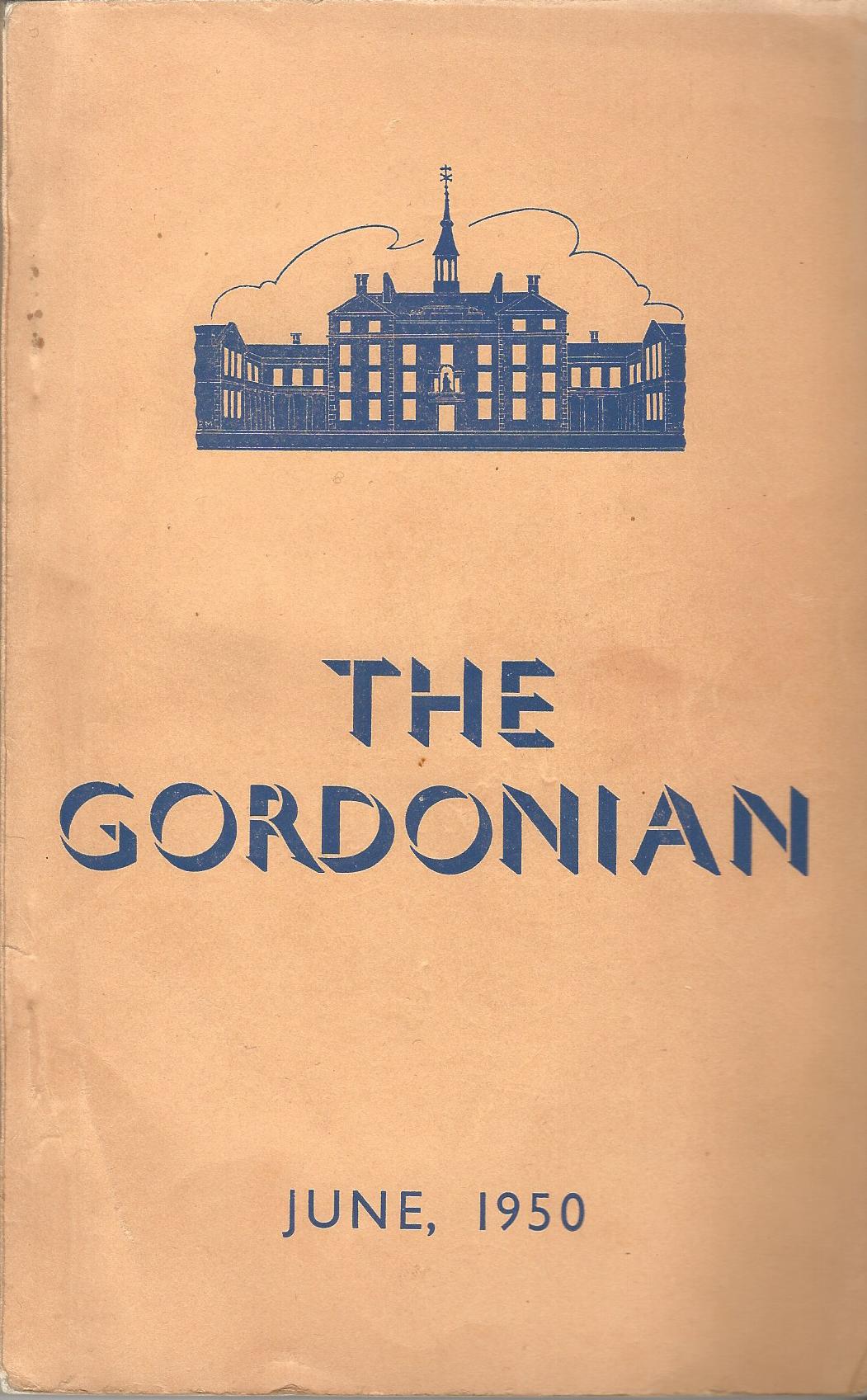 Image for The Gordonian Vol. 1, No.2 (New Series), June 1950.