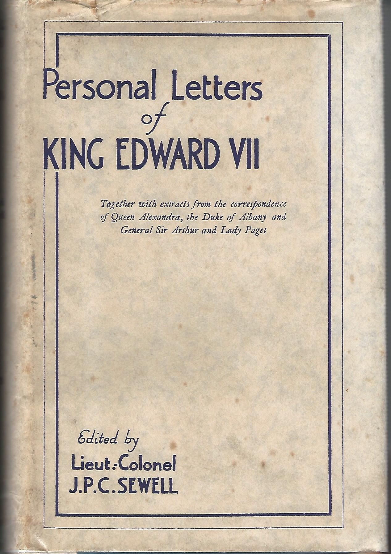 Image for Personal Letters of King Edward VII.