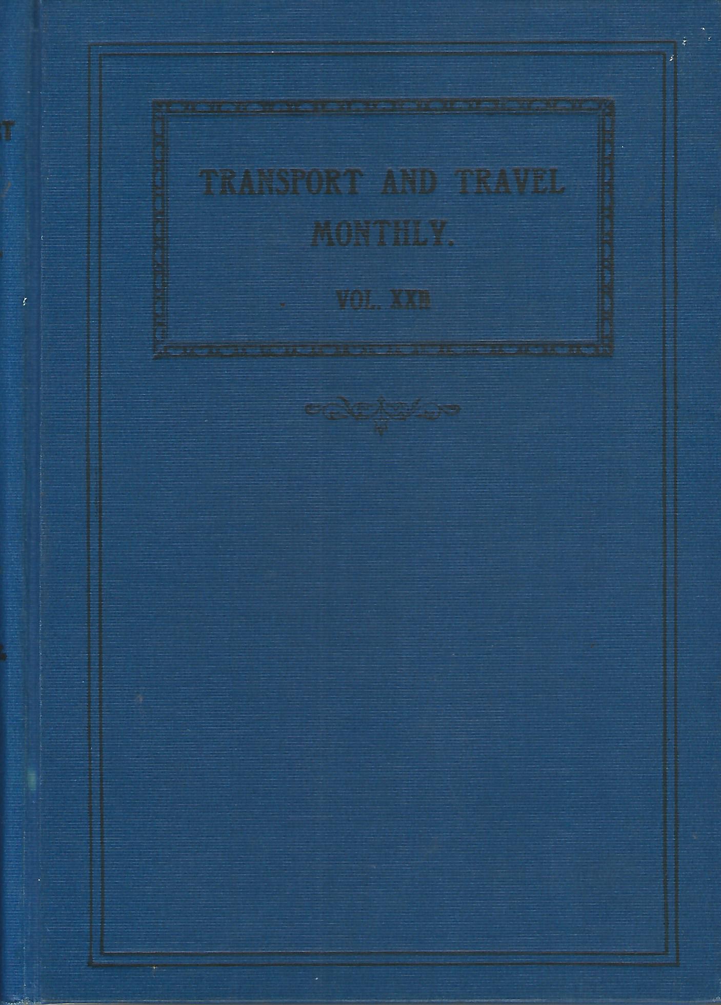 Image for The Railway and Travel Monthly, Vol XXII & XXIII: 1921.