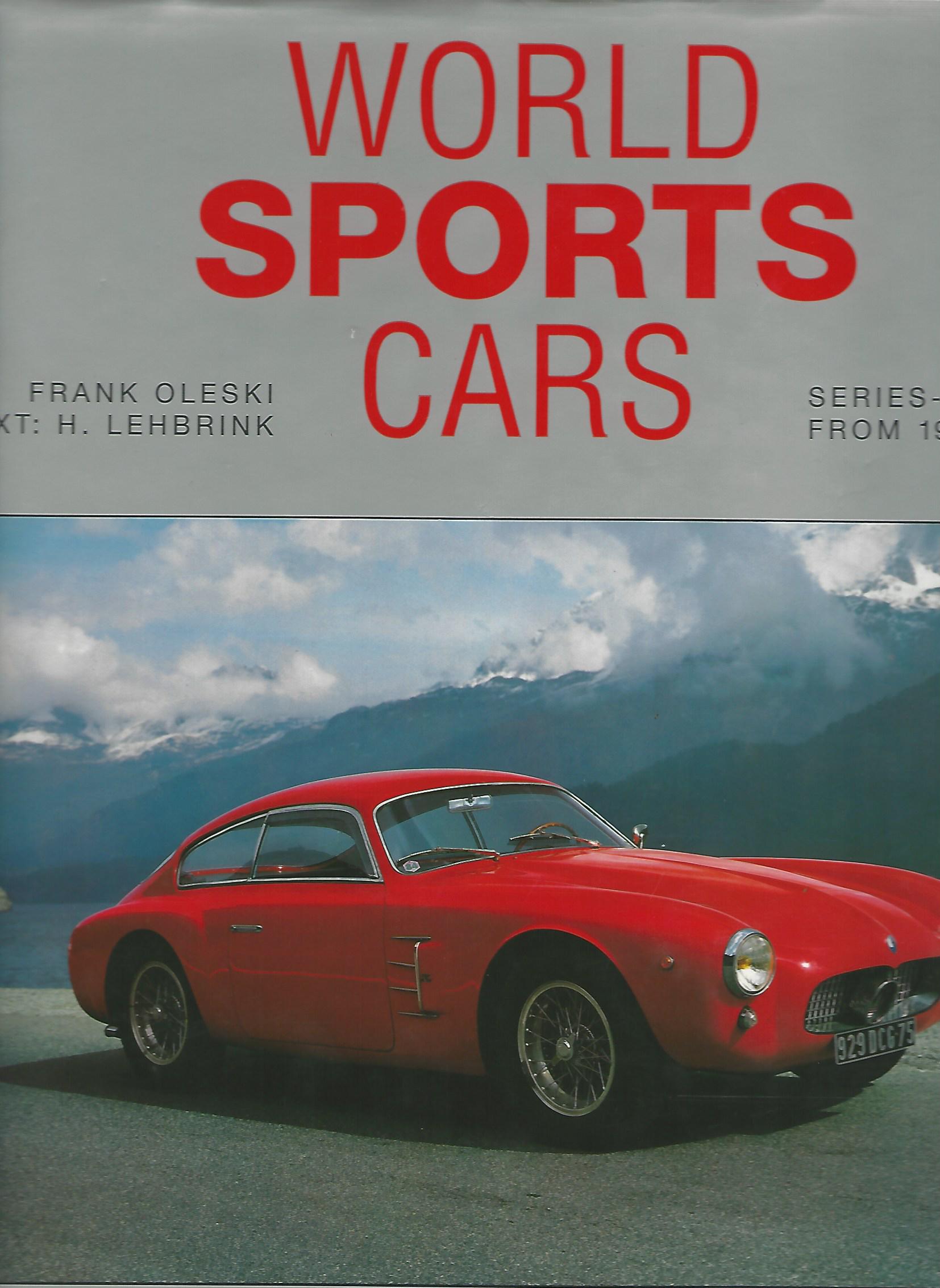 Image for World Sports Cars. Series Built from 1945 - 1980.