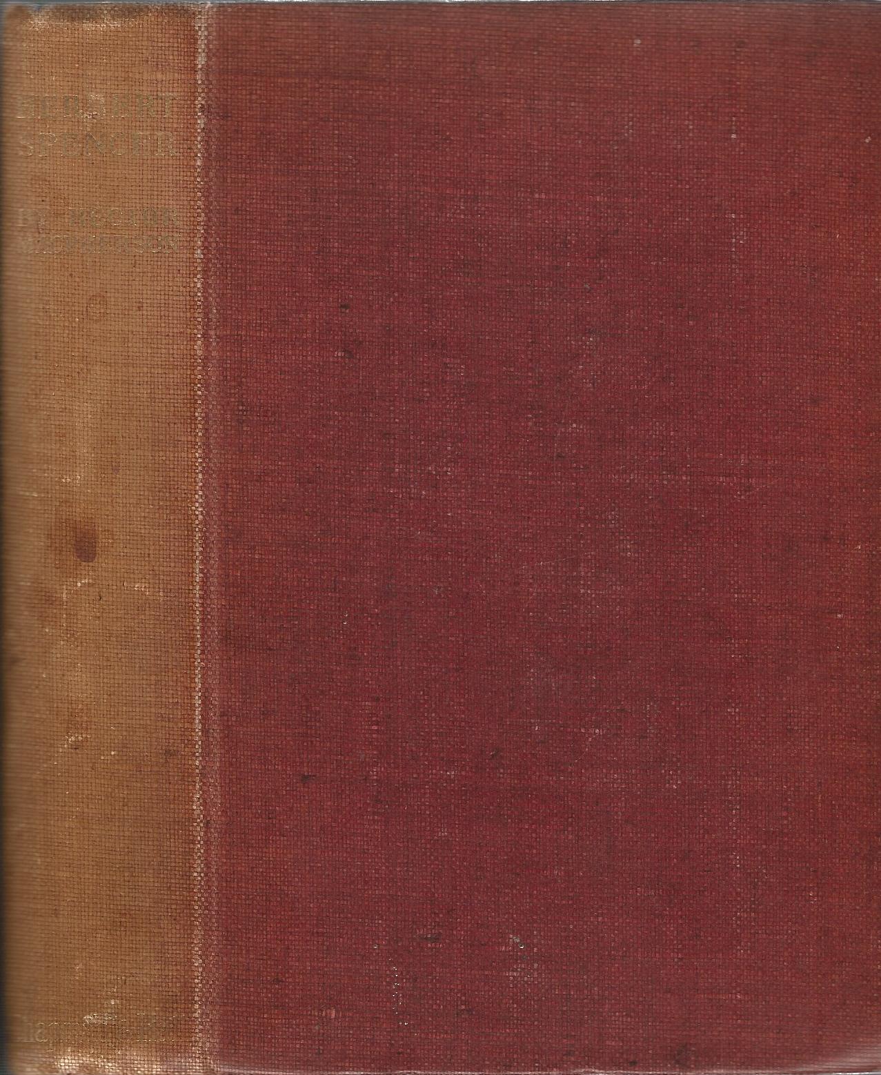 Image for Herbert Spencer: The Man and his Work.