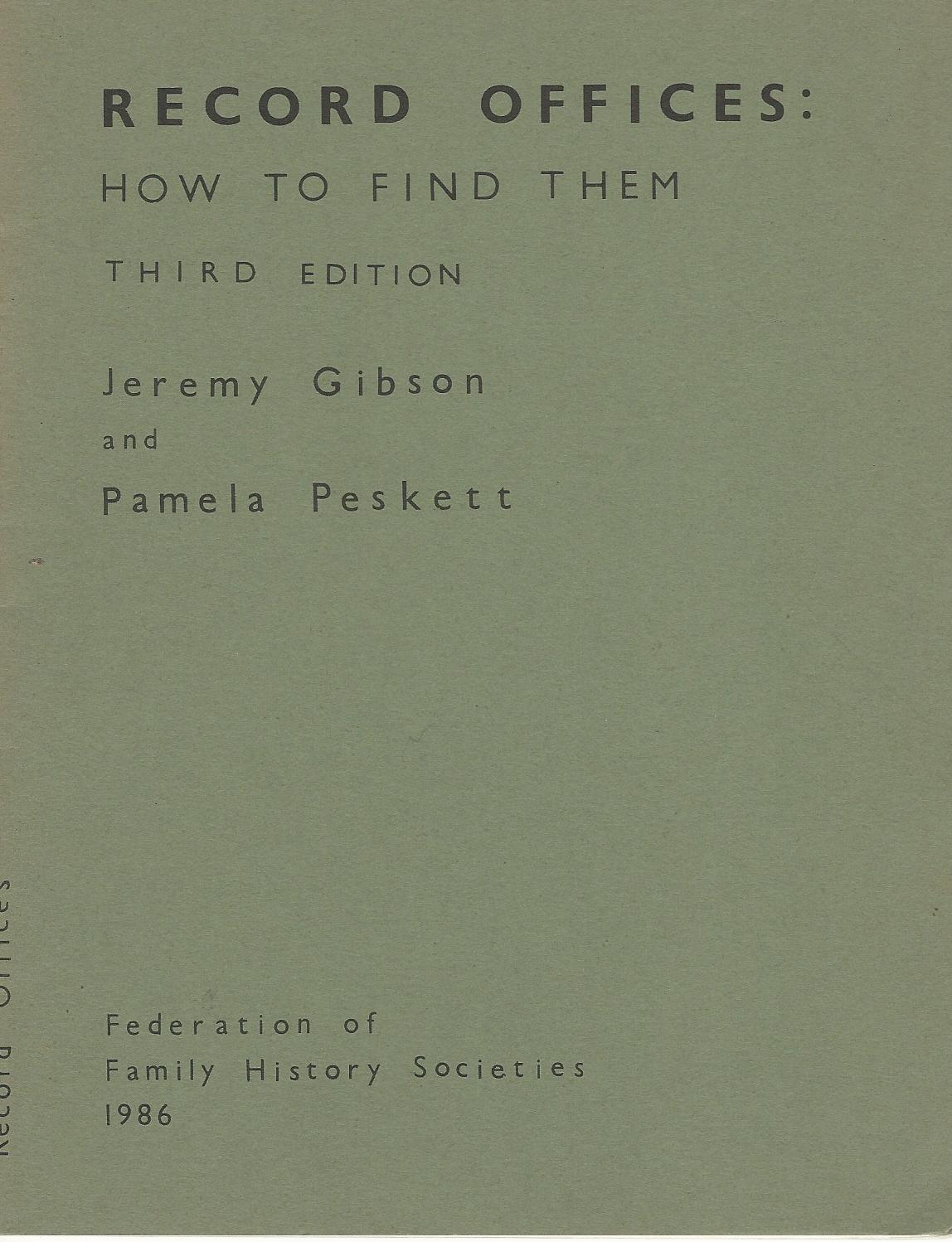 Image for Record Offices: How to Find them.