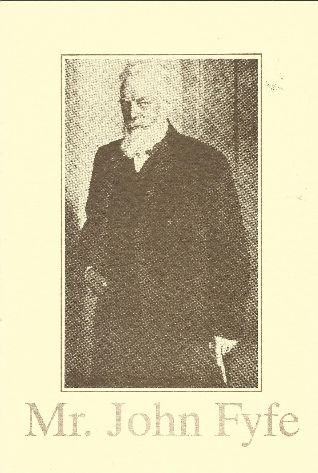 Image for Mr. John Fyfe 1830-1906