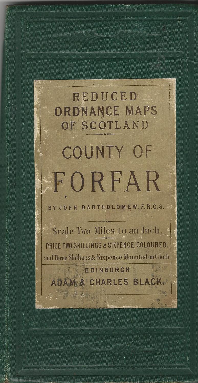 Image for Bartholomew's Reduced Ordnance Maps of Scotland: County of Forfar