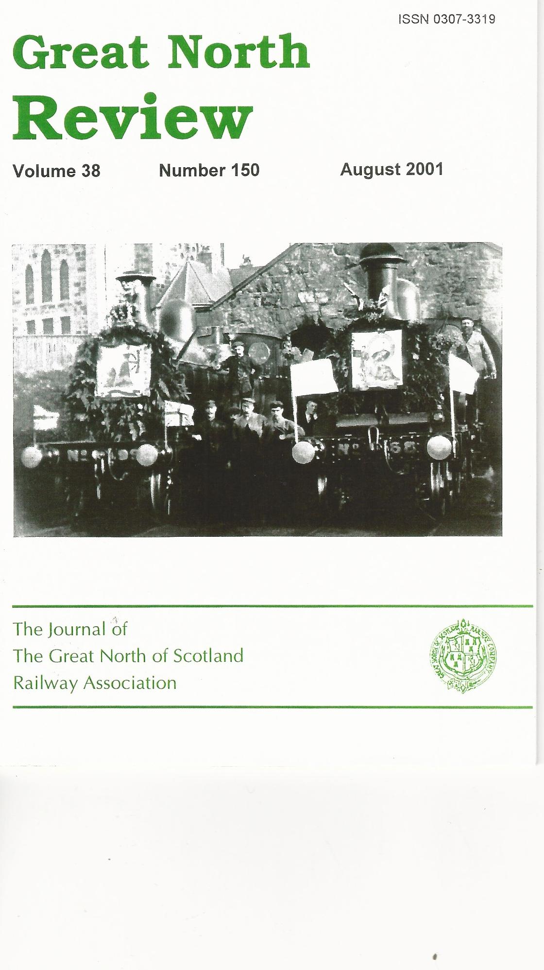 Image for Great North Review: Volume 38, Number150, August 2001.