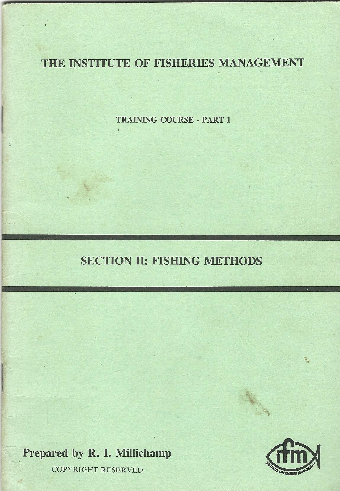 Image for The Institute of Fisheries Management - Training Course - Part 1, Section II