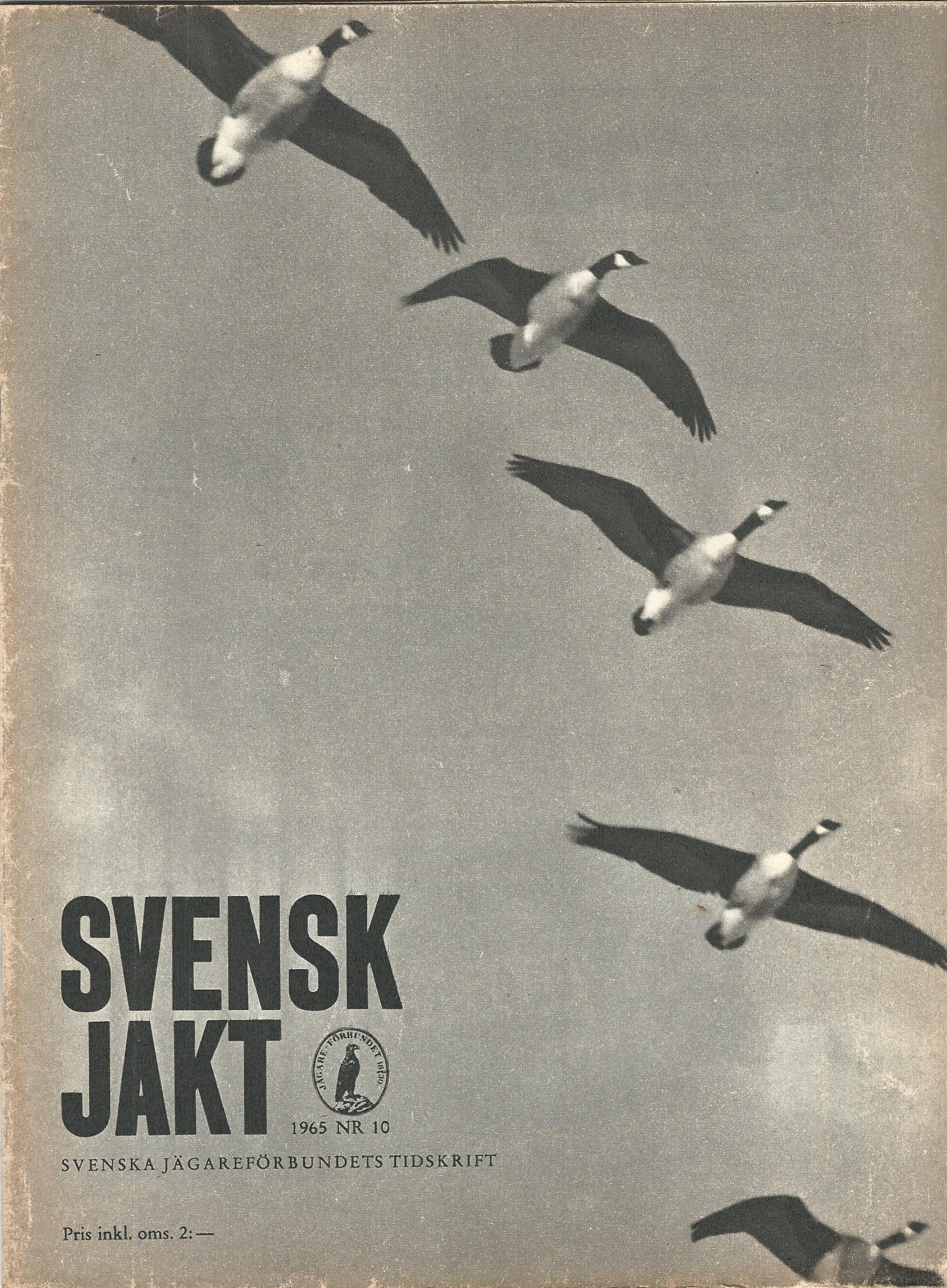 Image for Svensk Jakt 1965 NR. 10