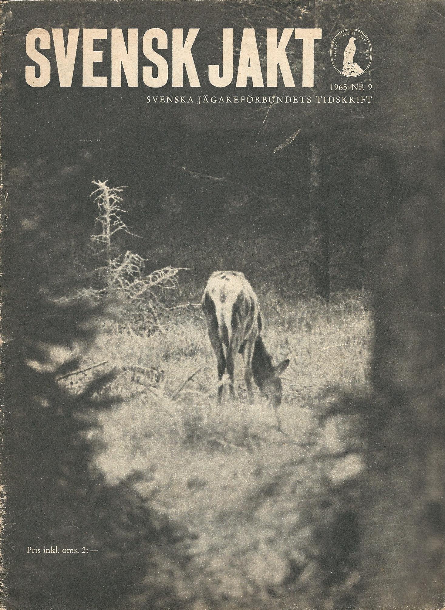 Svensk Jakt 1965 NR. 9 Image for Svensk Jakt 1965 NR. 9